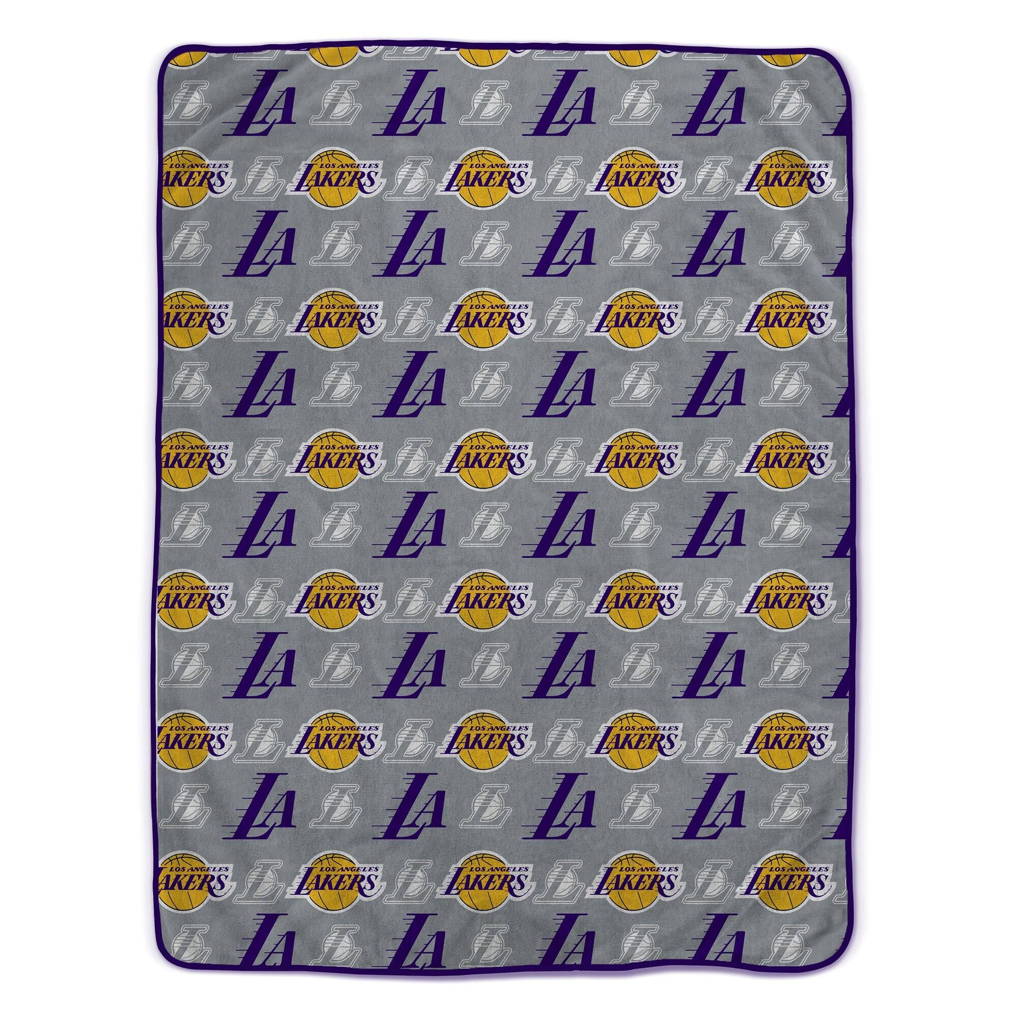 Pegasus - Los Angeles Lakers 66" x 95" Oversized Logo Roll Ultra Cozy Blanket - Multicolor