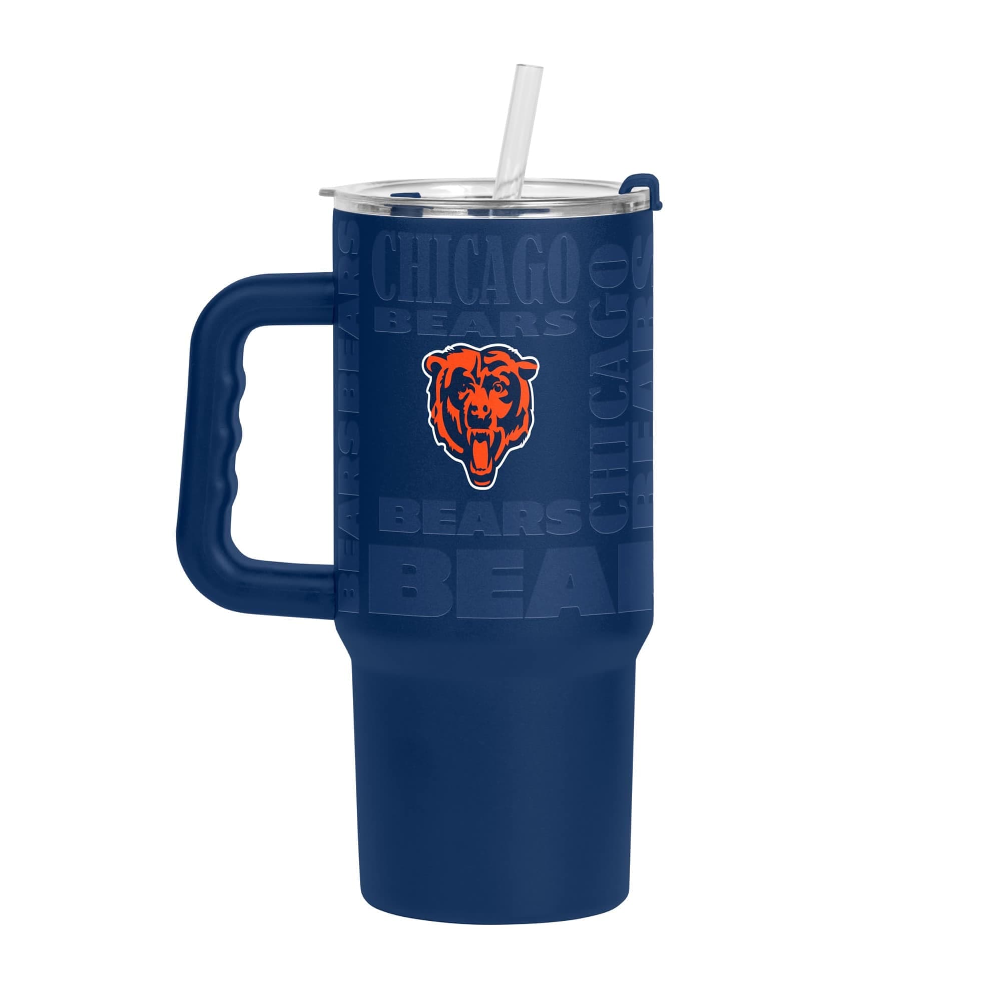 Logo Brands - Chicago Bears 24oz. Replay Powder Coat Tumbler - Navy