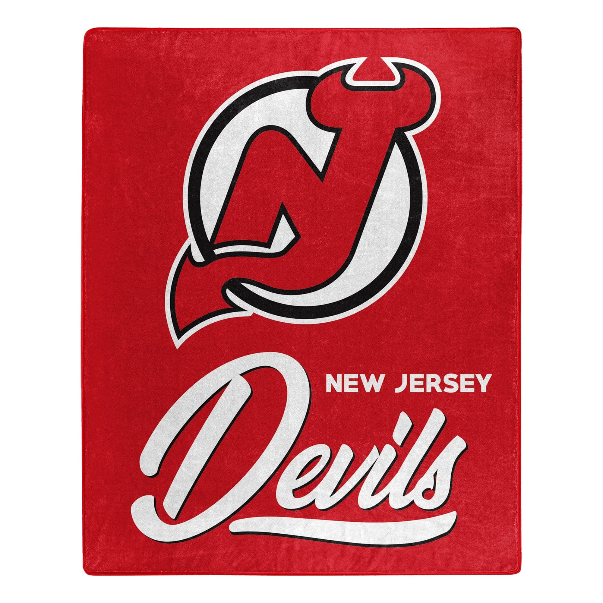 Northwest - New Jersey Devils 50" x 60" Signature Raschel Plush Throw Blanket - Multicolor