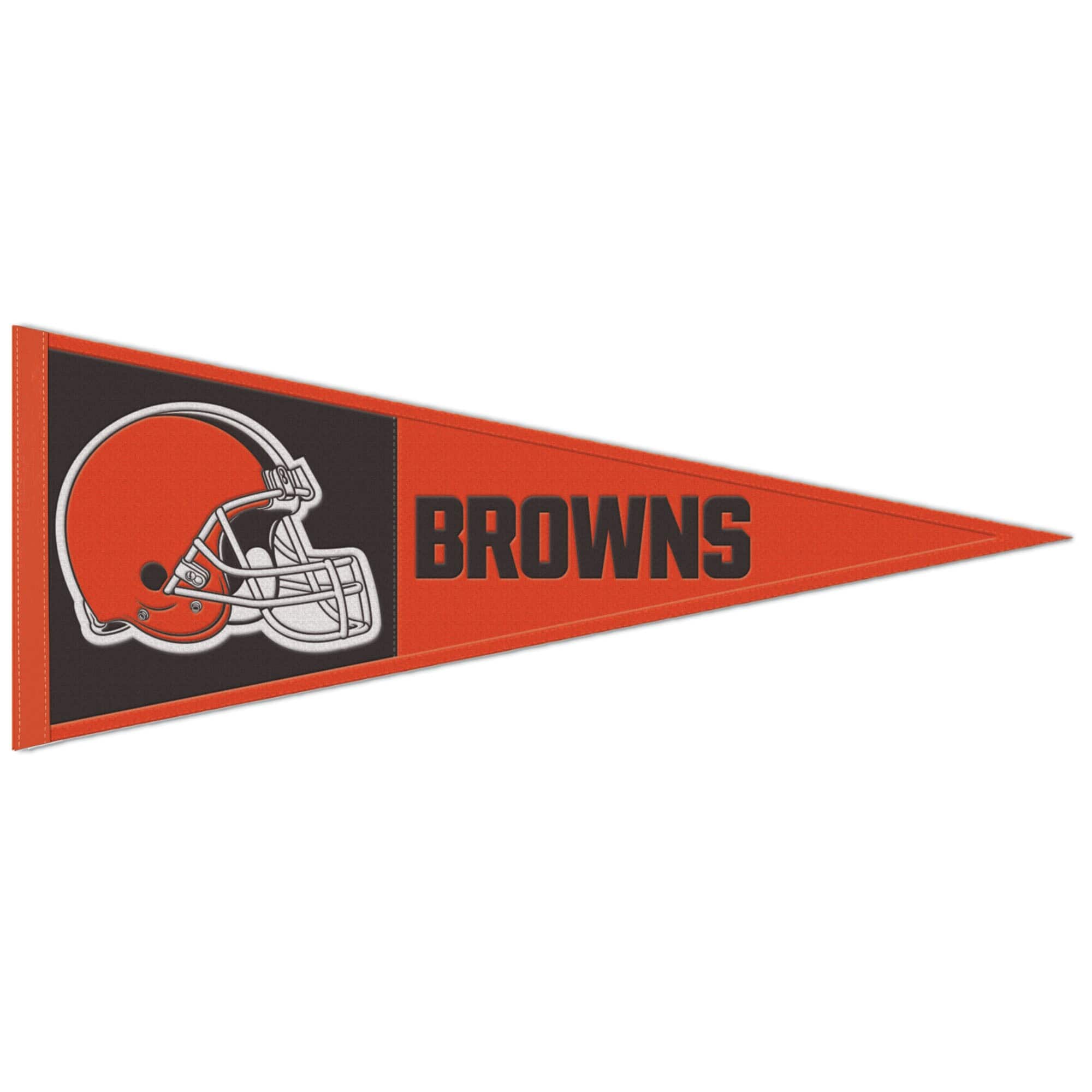 WinCraft - Cleveland Browns 13" x 32" Retro Logo Wool Pennant - Multicolor