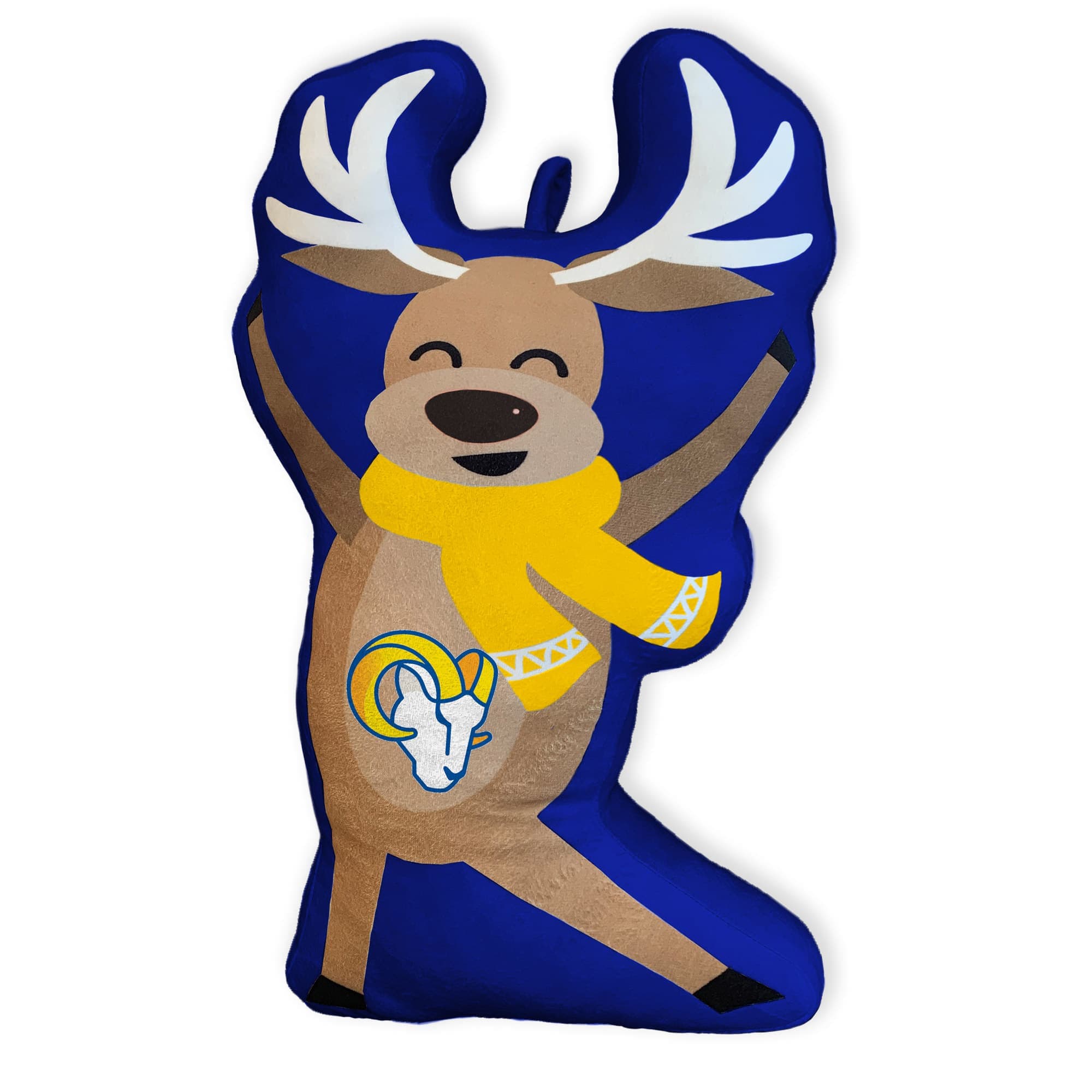 Pegasus - Los Angeles Rams Reindeer Holiday Plushlete - Multicolor