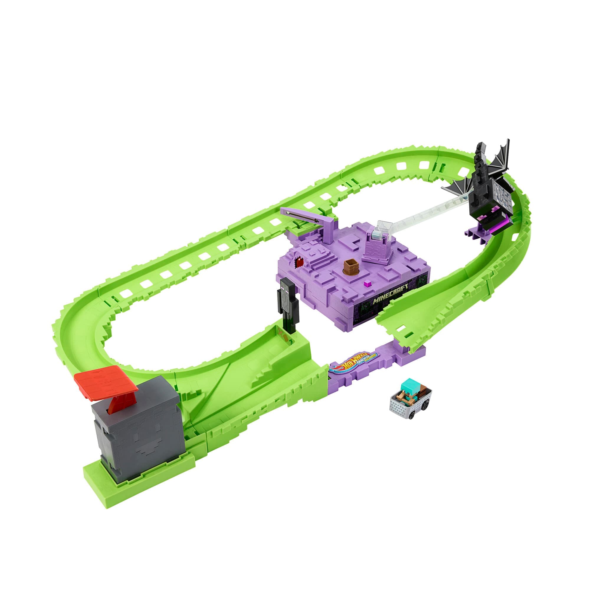 Hot Wheels - Minecraft RacerVerse Last Lap Track Set