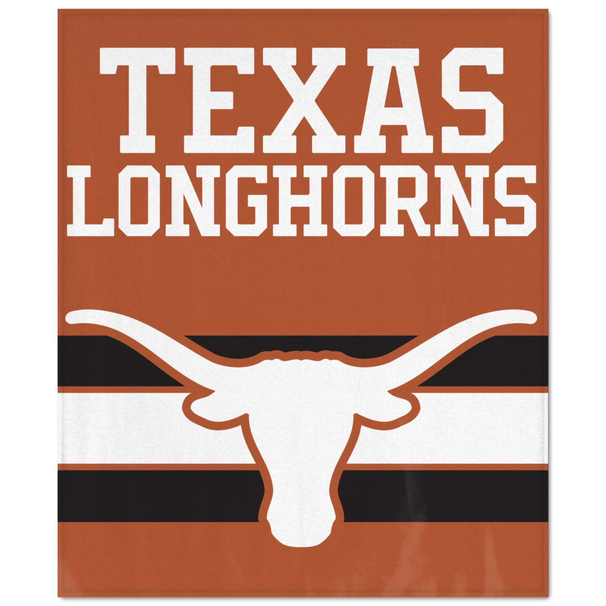 WinCraft - Texas Longhorns Ultra Plush 50" x 60" Throw Blanket - Multicolor