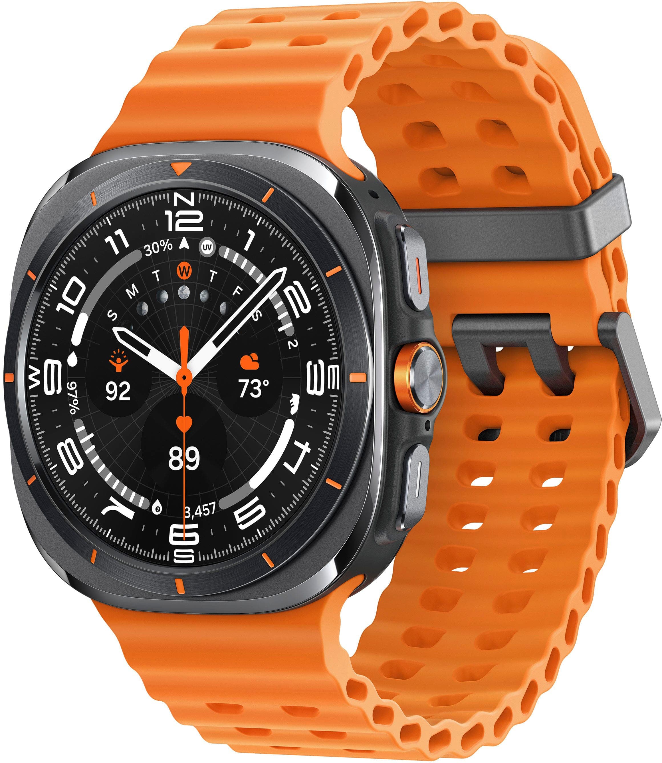 Samsung - Galaxy Watch Ultra Titanium Smartwatch 47mm LTE - Titanium Gray - (2025)