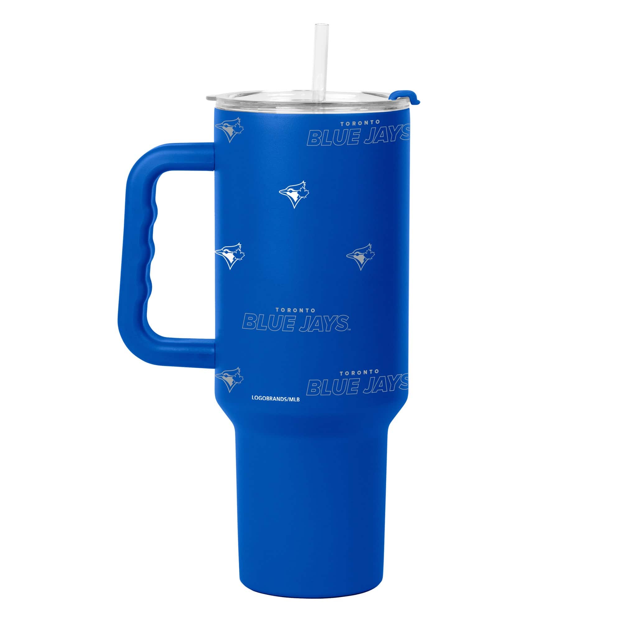 Logo Brands - Toronto Blue Jays 40oz. Step and Repeat Powder Coat Tumbler - Royal