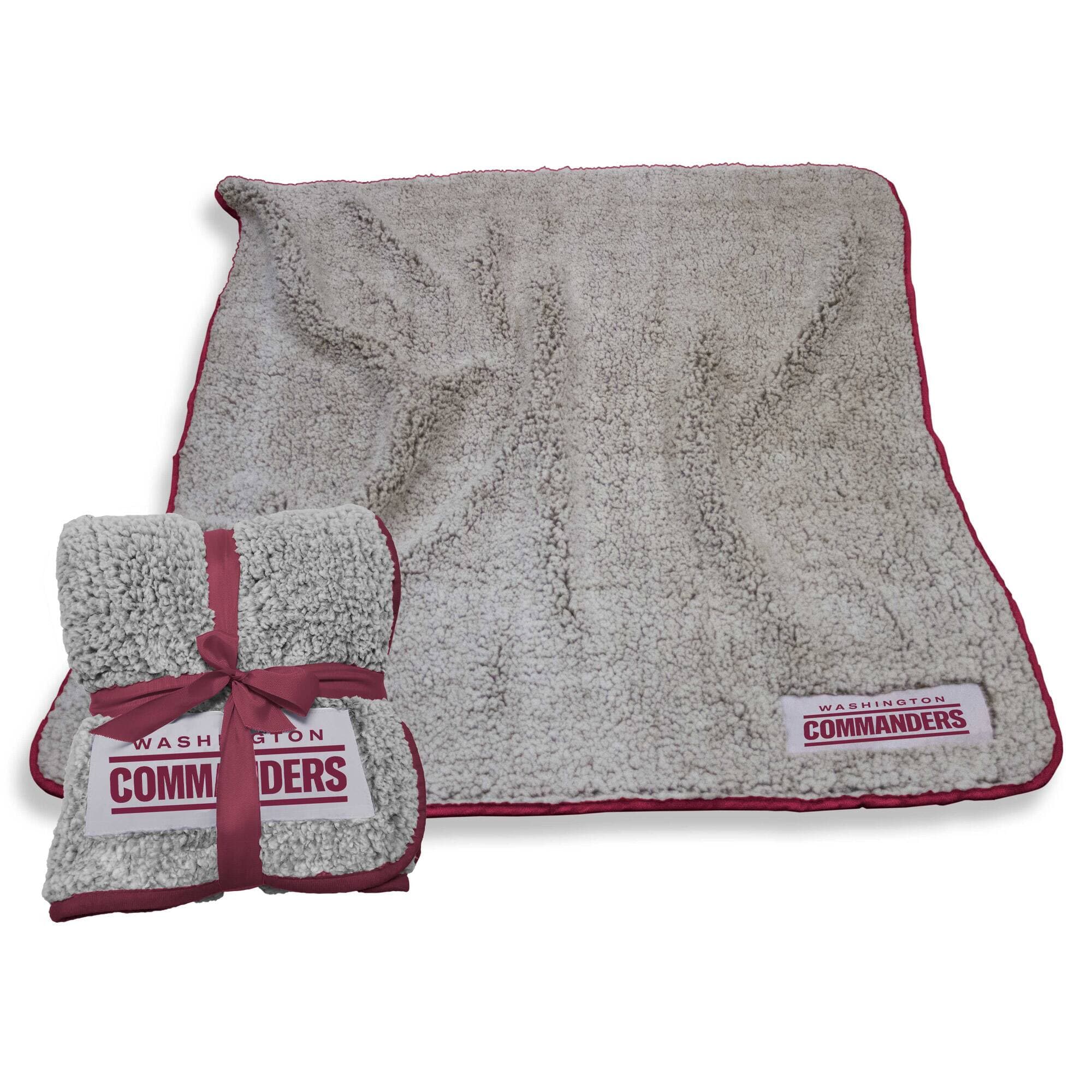 Logo Brands - Washington Commanders 50'' x 60'' Frosty Fleece Team Blanket - Multicolor