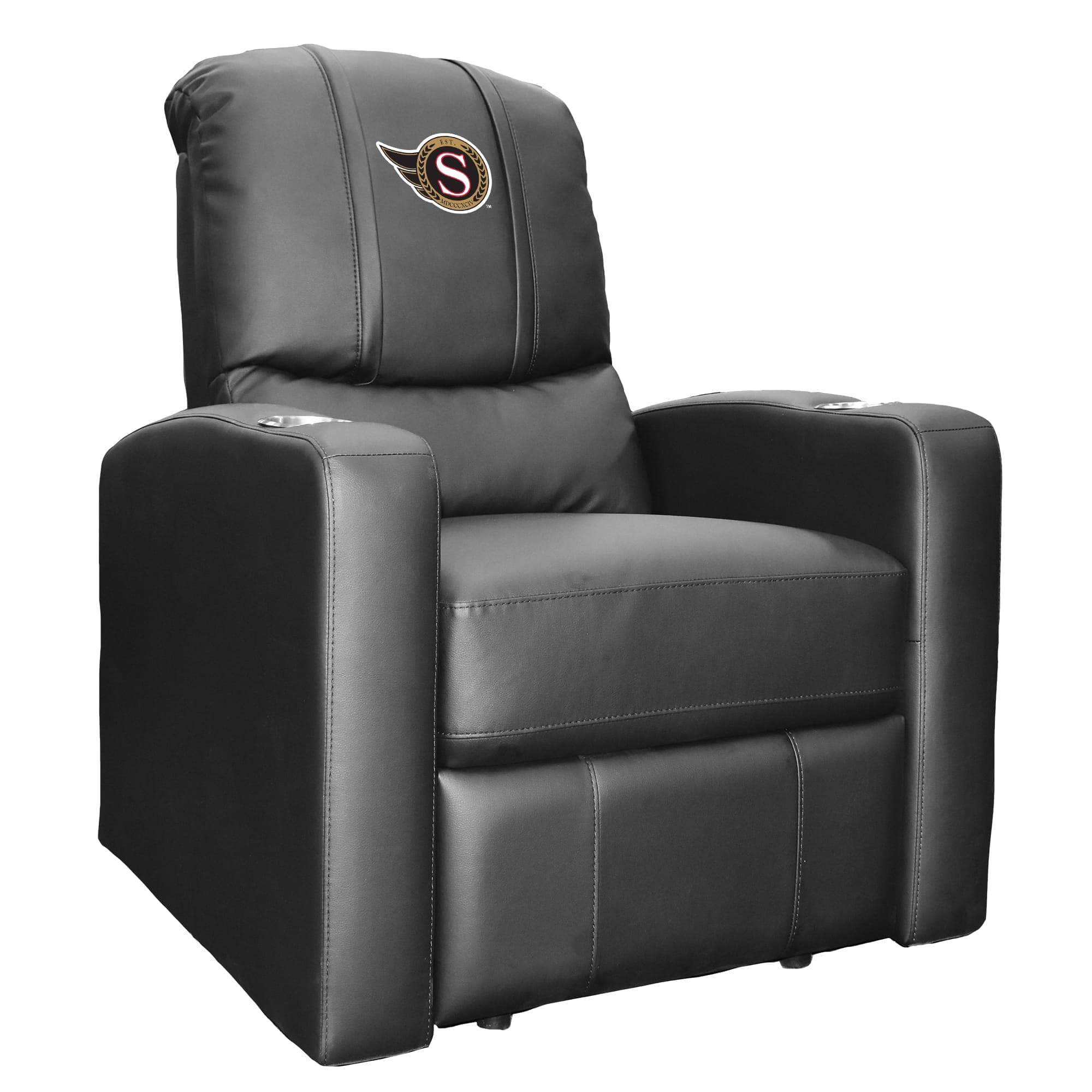 DreamSeat - Ottawa Senators Logo Stealth Manual Recliner - Black