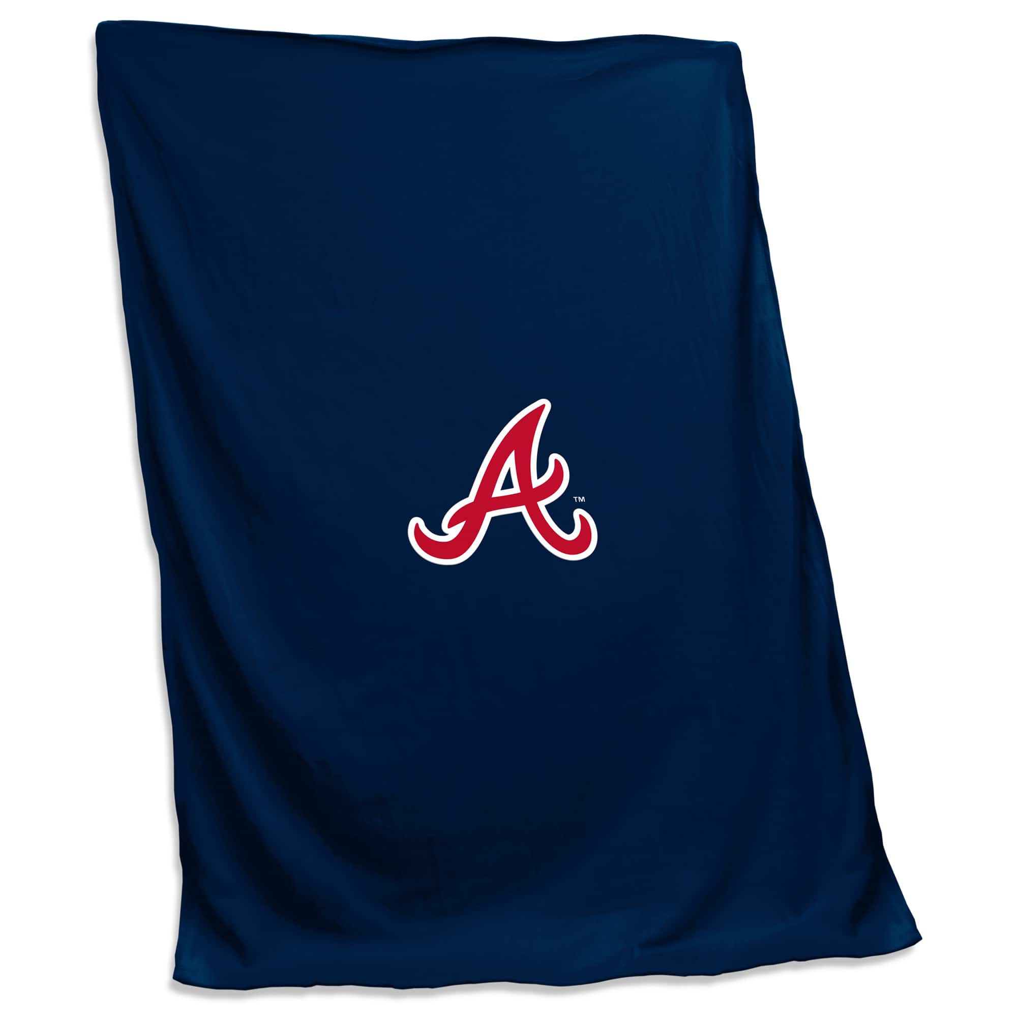 Logo Brands - Atlanta Braves 54'' x 84'' Sweatshirt Blanket - Multicolor