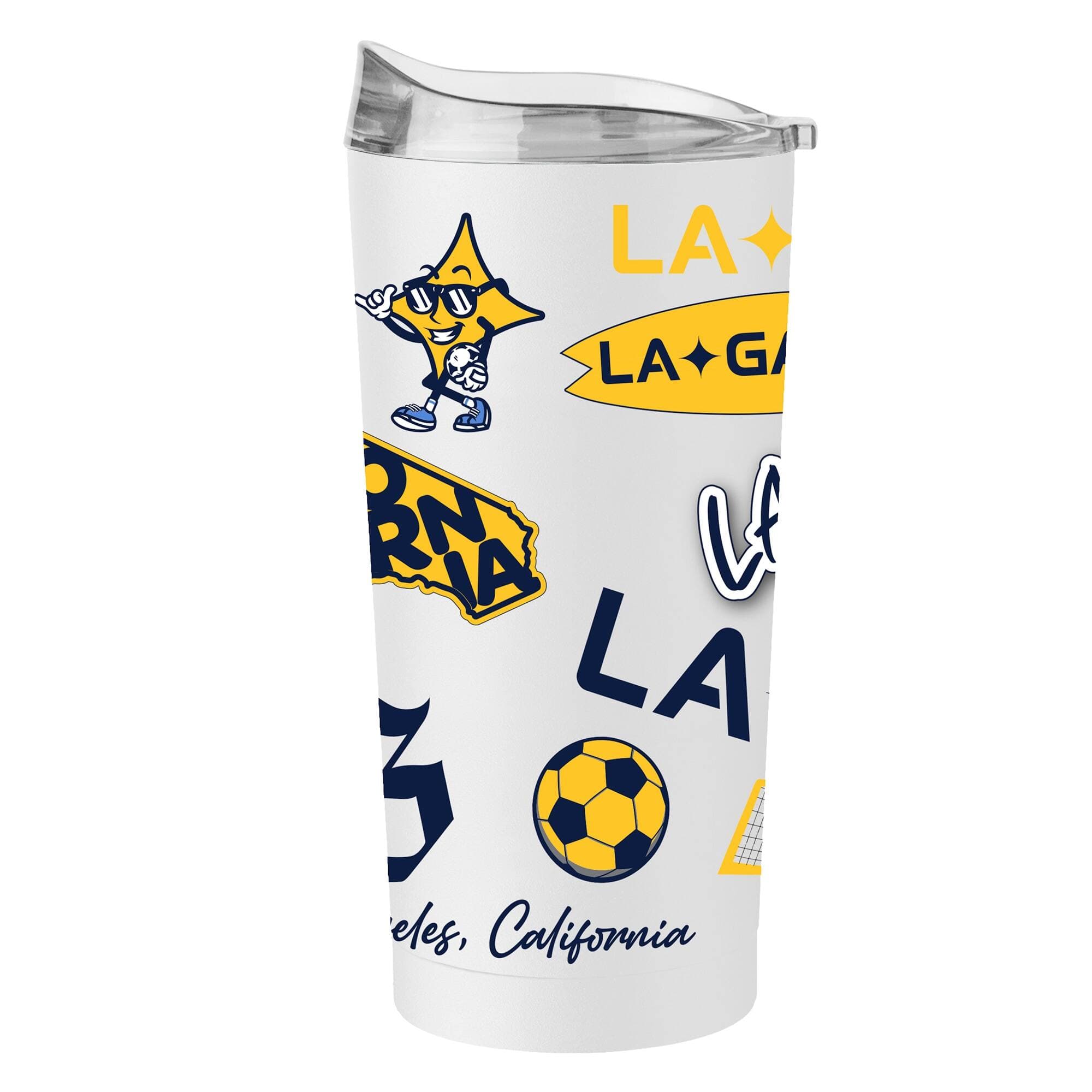 Logo Brands - LA Galaxy 20oz. Powder Coat Tumbler - Blue