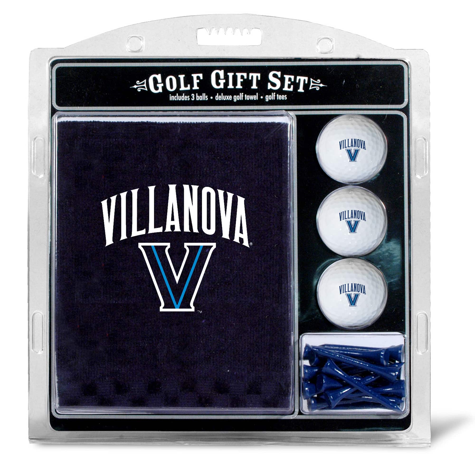 Team Golf - Villanova Wildcats Embroidered Golf Gift Set - Multicolor