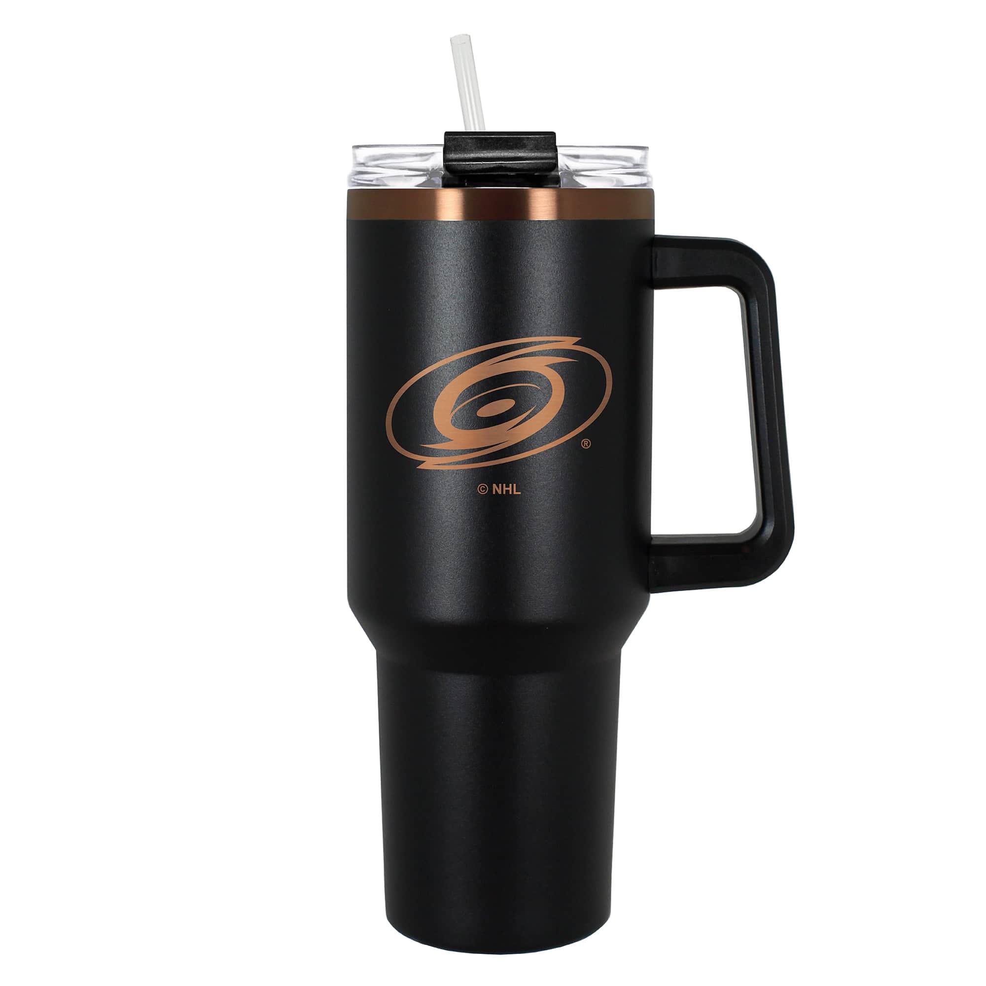 Great American Products - Carolina Hurricanes 40oz. Colossus Copper Edition Tumbler - Black
