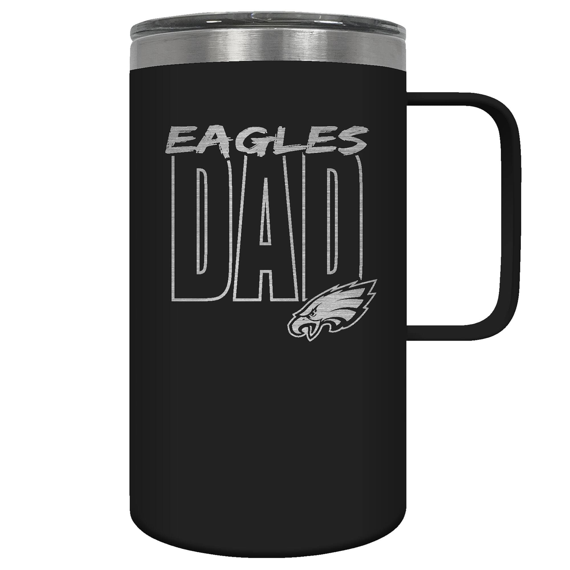 Great American Products - Philadelphia Eagles Dad 18oz. Hustle Travel Mug - Multicolor