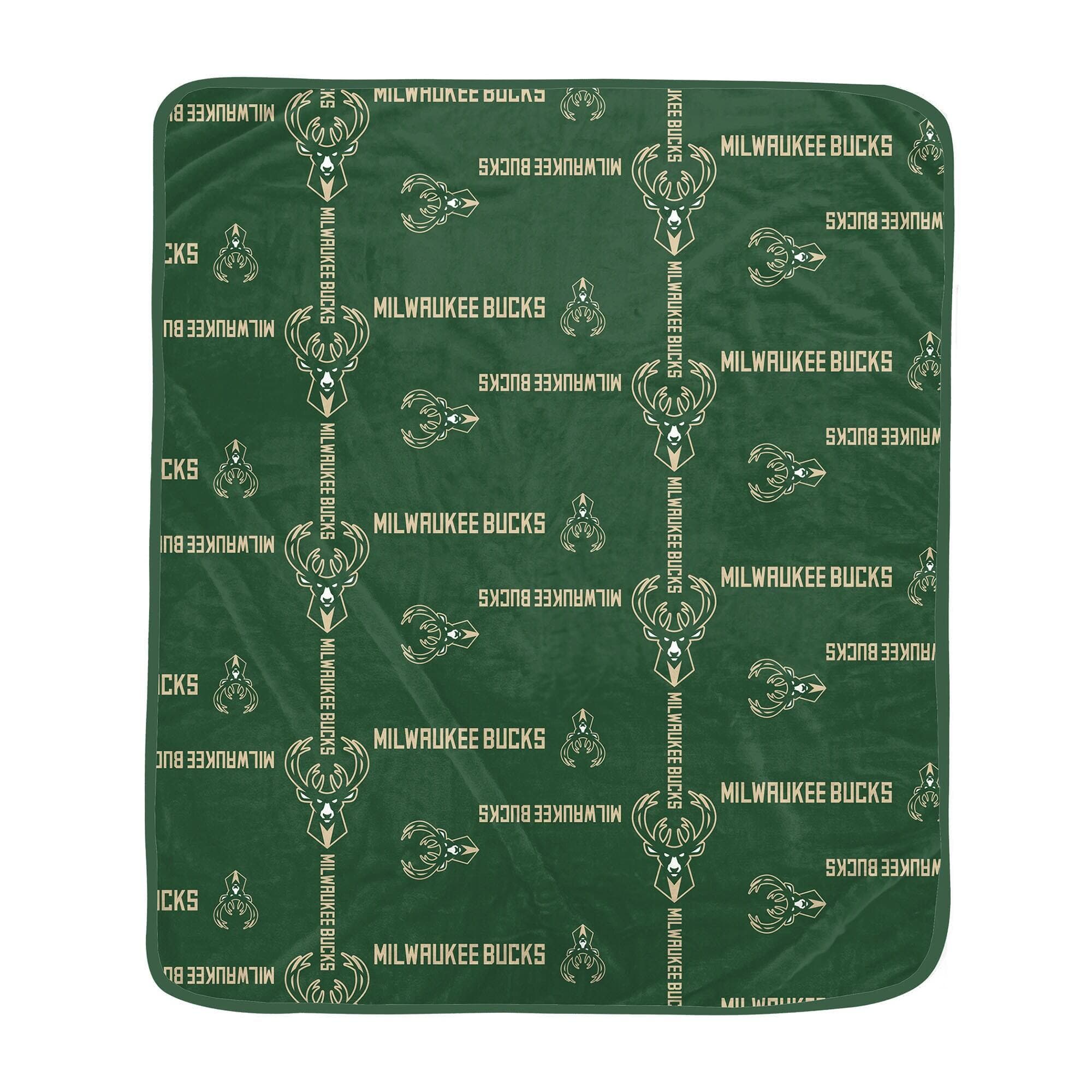 Pegasus - Milwaukee Bucks 60" x 70" Homefield Flipped Wordmark Ultra Soft Blanket - Multicolor