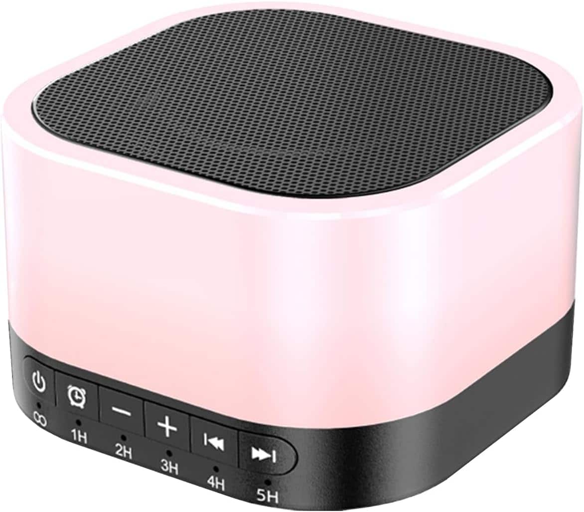 FINEAK - Sound Machine White Noise Machine with 25 Soothing Sounds - Black