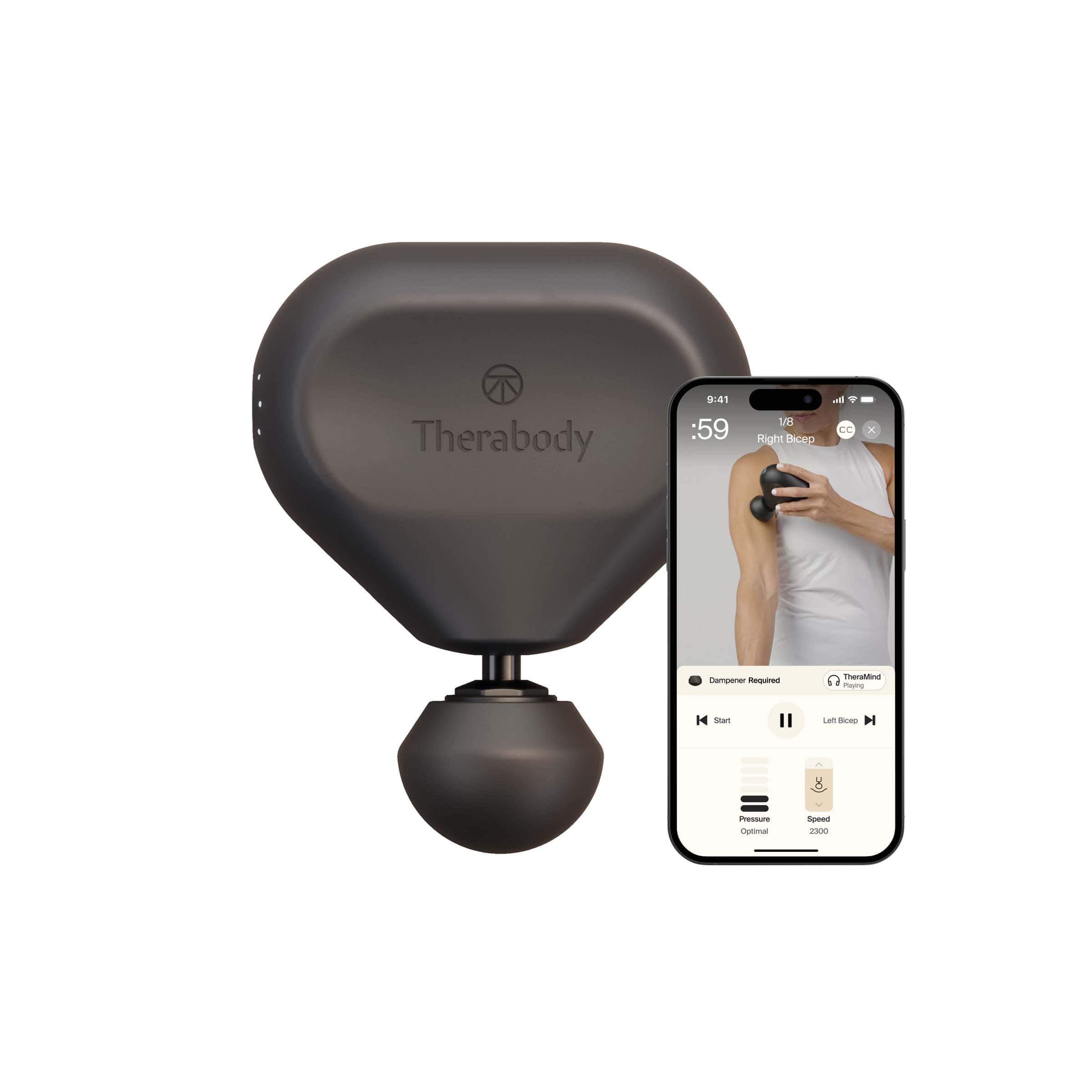 Therabody - Theragun Mini (3rd Generation) - Ultra-Portable Massage For Recovery Anytime, Anywhere - Black