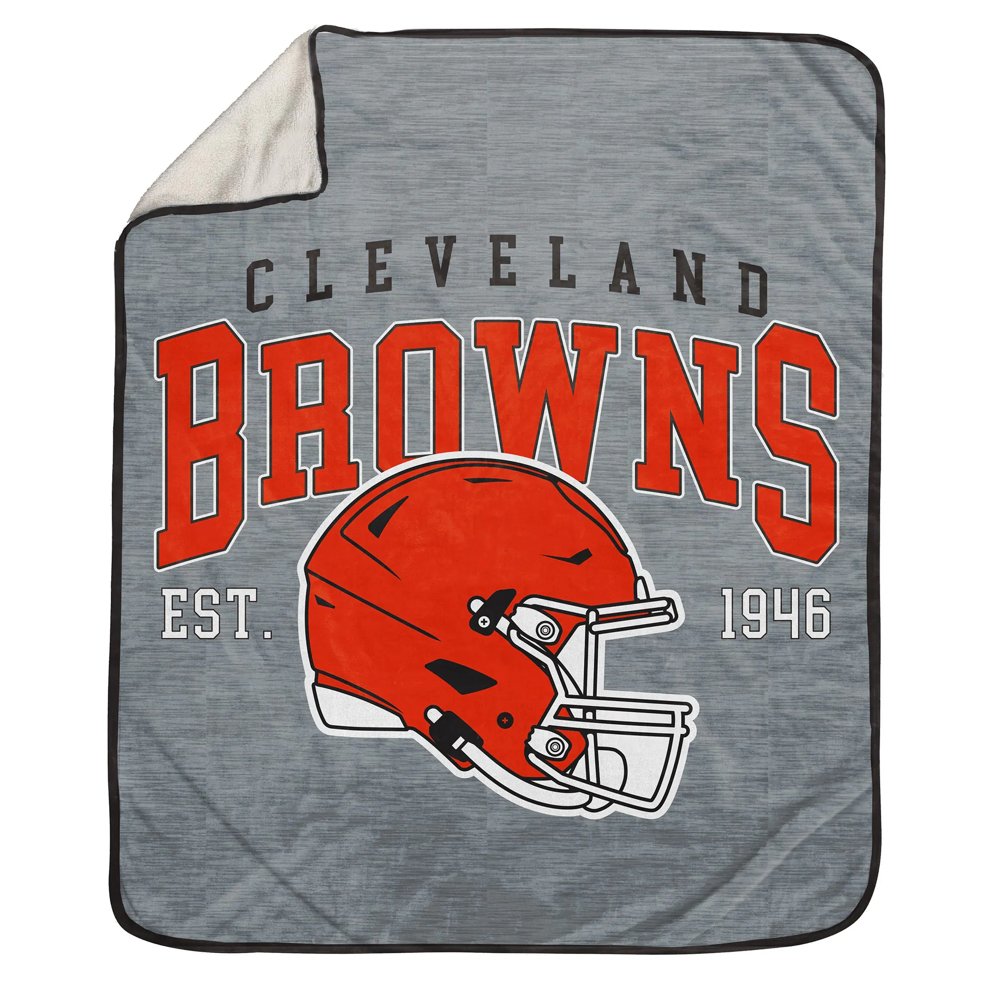 Pegasus - Cleveland Browns 50" x 60" Arch Block Ultra Cozy Sweatshirt Blanket - Multicolor
