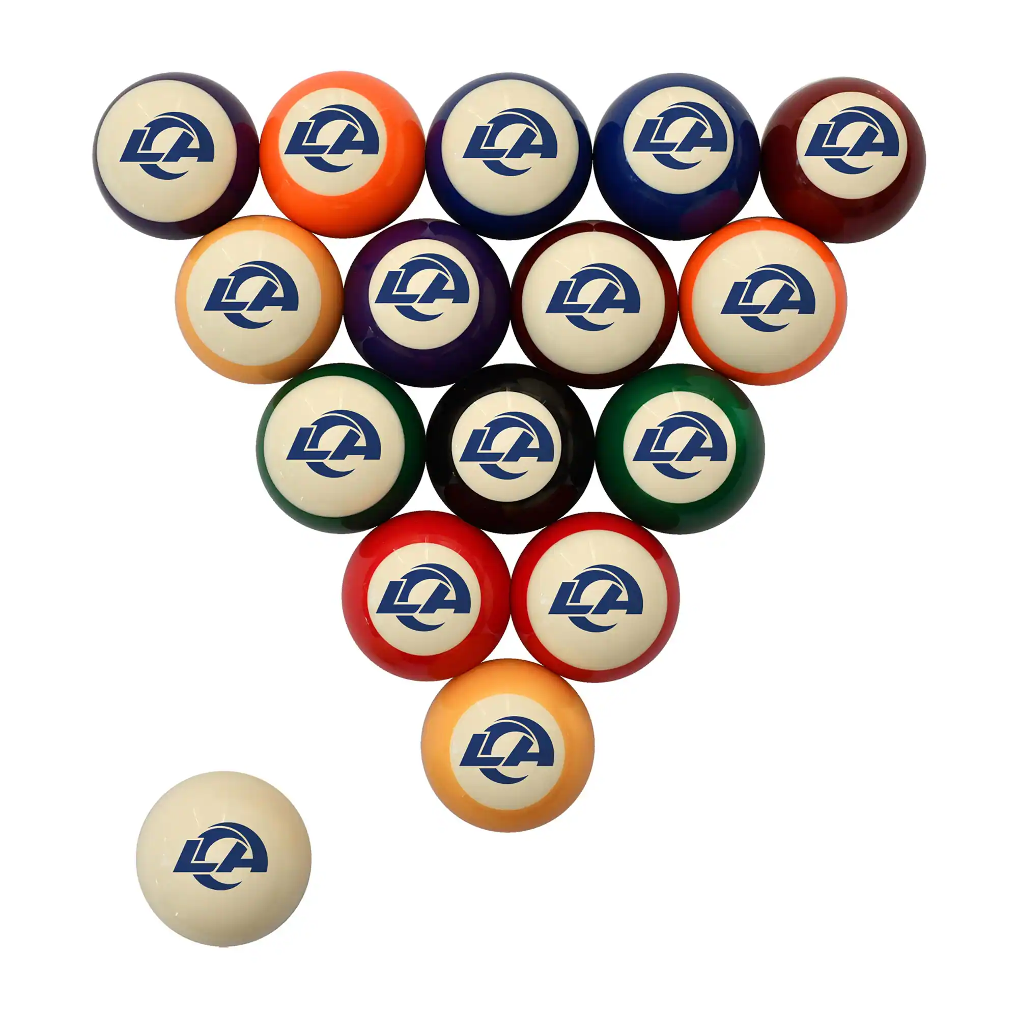 Imperial - Los Angeles Rams Retro Billiard Ball Set - Cream