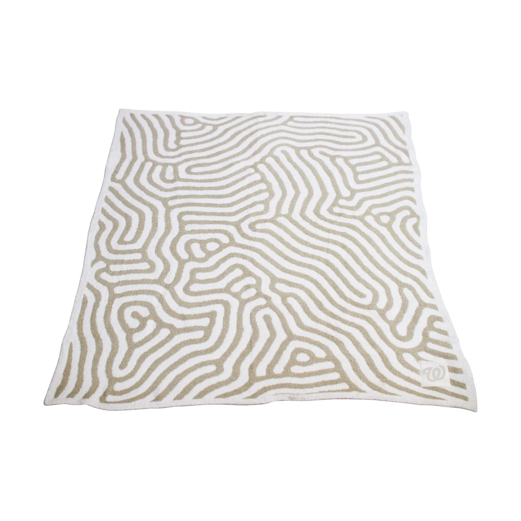 Logo Brands - Washington Nationals 50" x 60" Luxe Dreams Throw Blanket - Multicolor