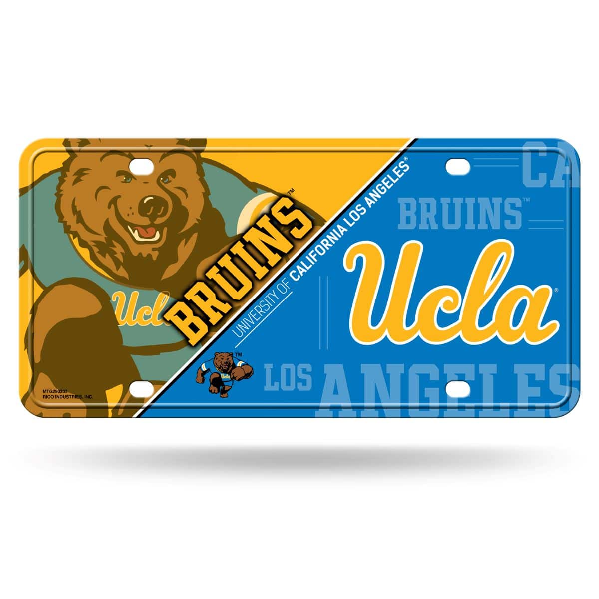 Rico Industries - UCLA Bruins 12x6 Metal License Plate Auto Tag - Multi
