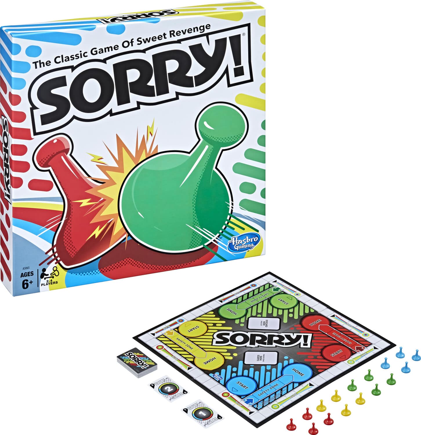 Hasbro - Gaming - Sorry! Board Game - GAMES (MISC) - Multicolor