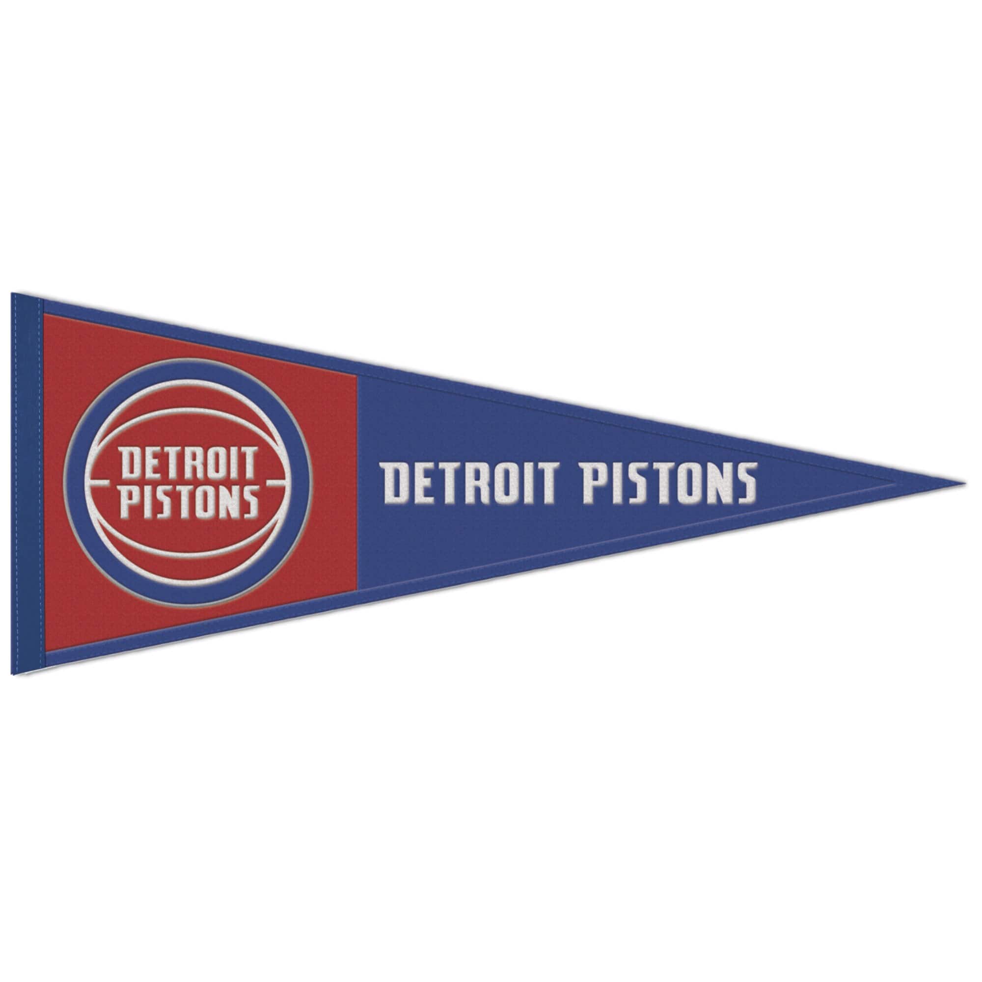 WinCraft - Detroit Pistons 13" x 32" Wool Primary Logo Pennant - Multicolor