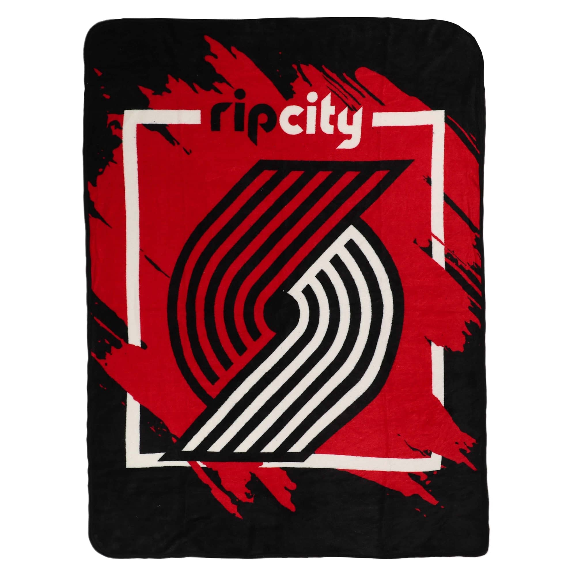 Northwest - Portland Trail Blazers 46" x 60" Dimensional Micro Raschel Plush Throw Blanket - Black
