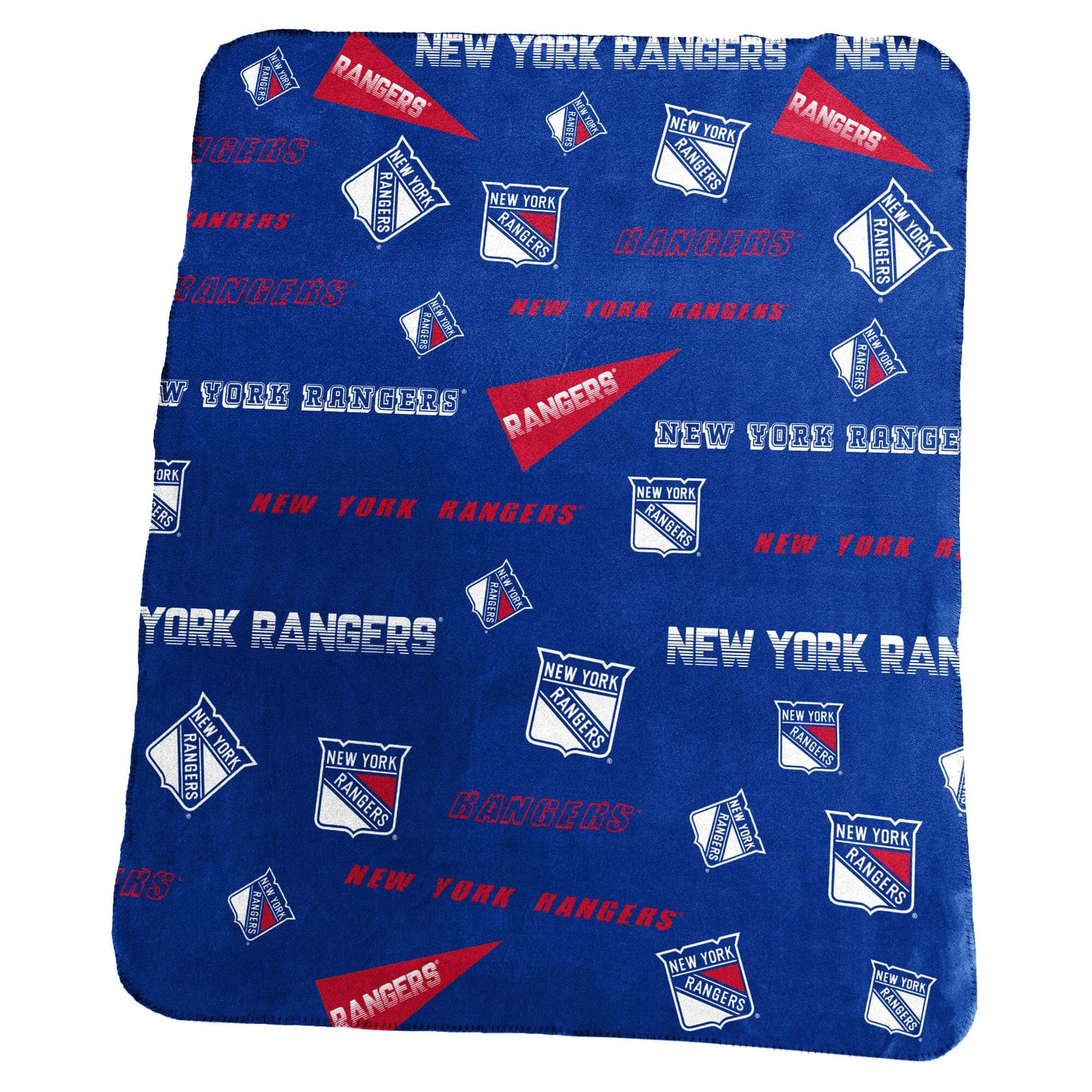 Logo Brands - New York Rangers 50" x 60" Classic Fleece Blanket - Multicolor
