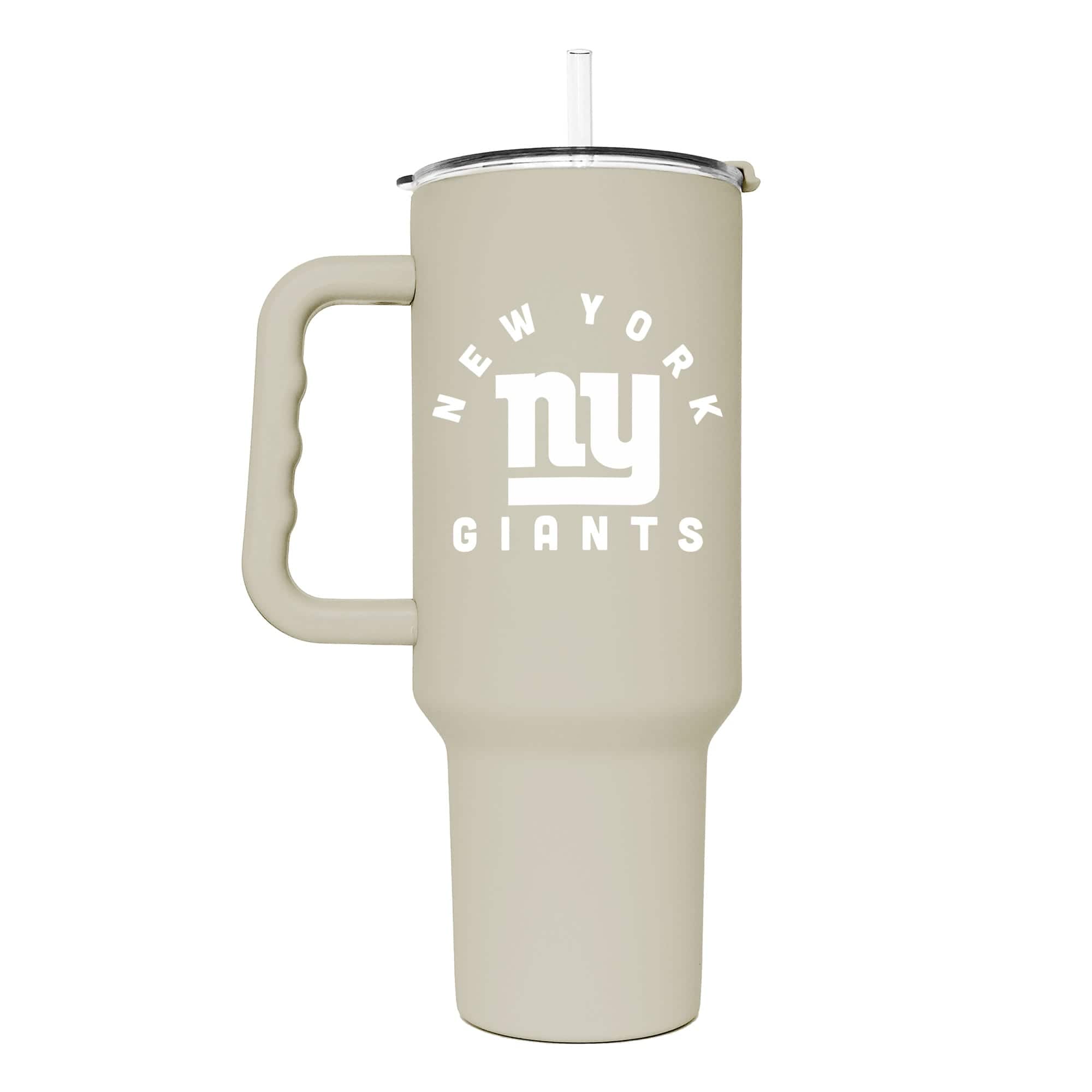Logo Brands - New York Giants 40oz. Sand Soft Touch Tumbler - Multicolor