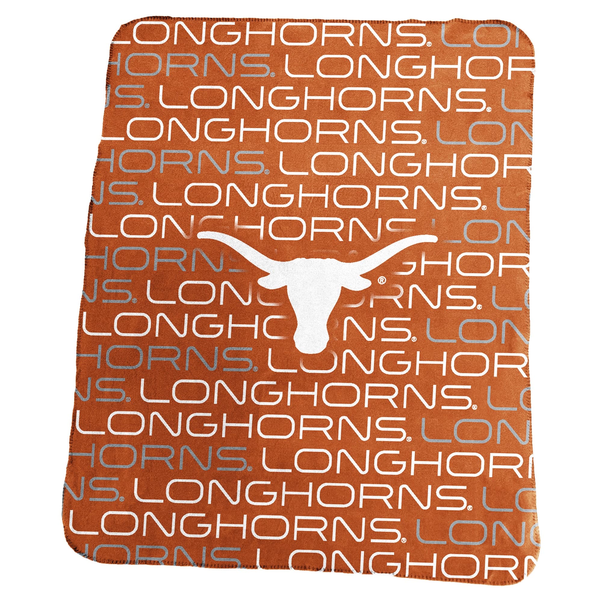 Logo Brands - Texas Longhorns 50'' x 60'' Classic Repeat Fleece Blanket - Multicolor