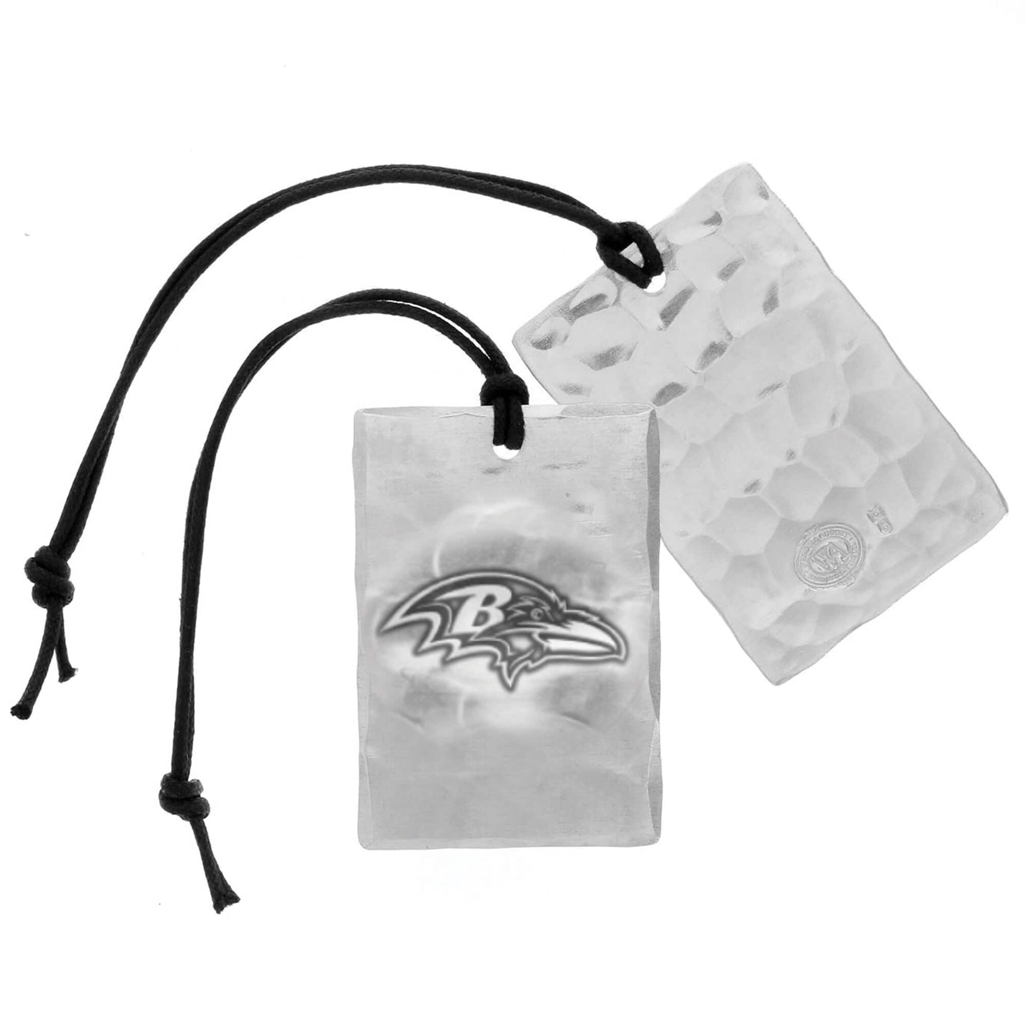 Wendell August Forge - Baltimore Ravens Bag Tag - Silver
