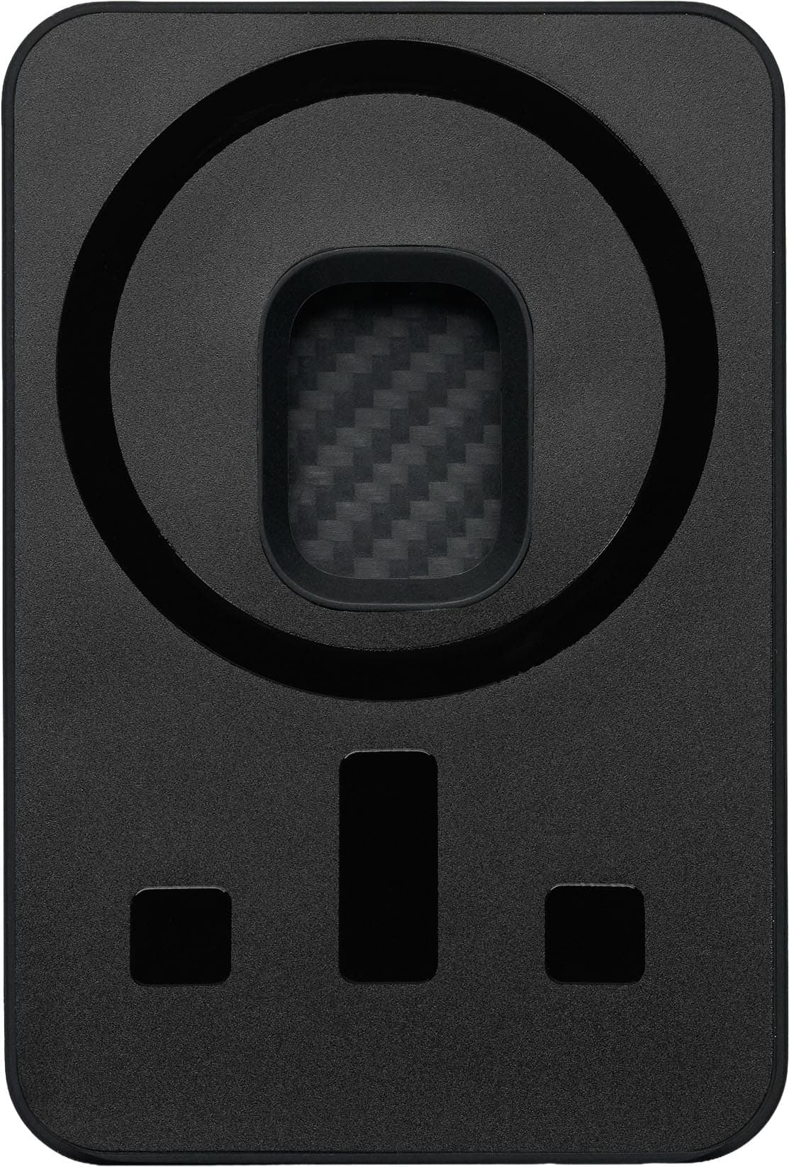 The Ridge Wallet - MagSafe Cardholder - Carbon Fiber 3k - Black