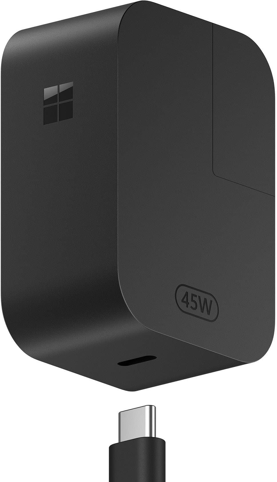 Microsoft - Surface 45W USB-C Wall Charger - Black