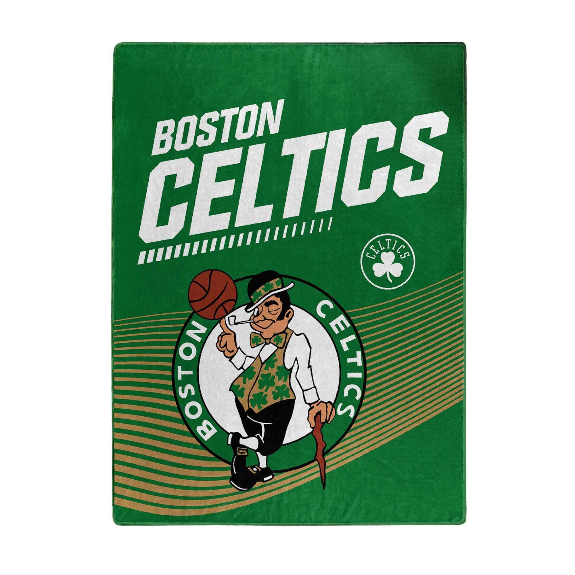 Sweet Home Collection - NBA Boston Celtics 60" x 80" Raschel Throw Blanket - Green