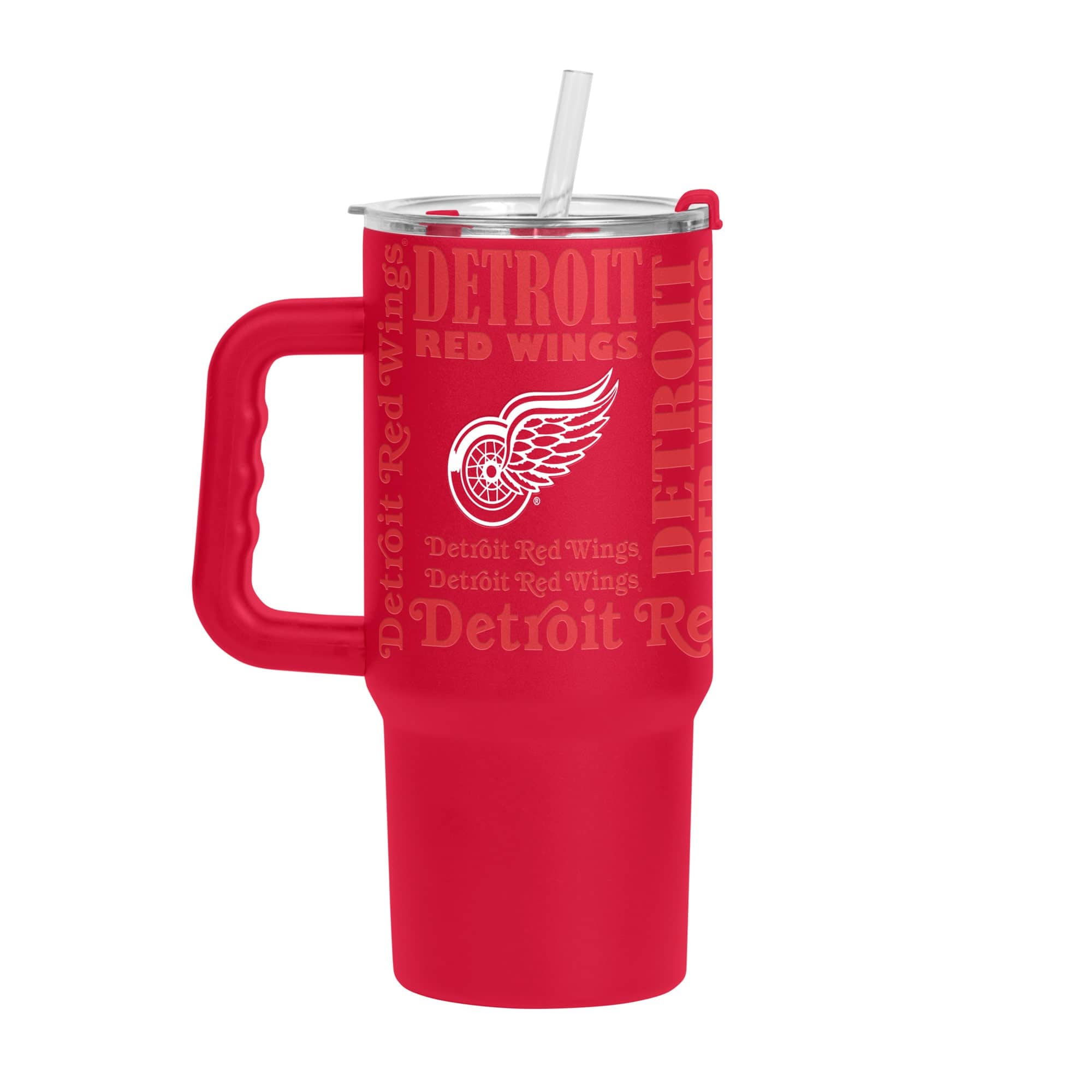 Logo Brands - Detroit Wings 24oz. Replay Powder Coat Tumbler - Red