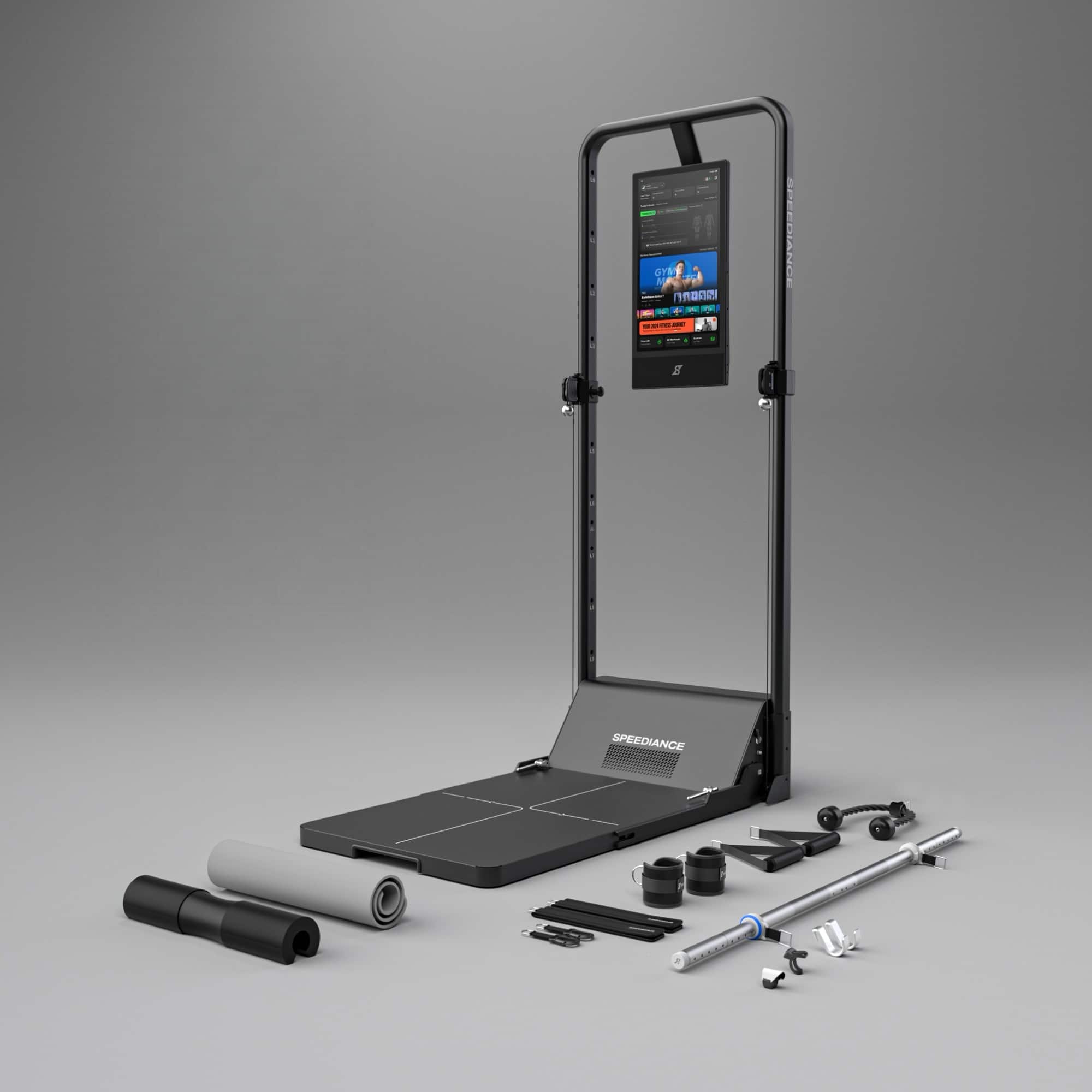 Speediance - Smart Home Gym, Gym Monster 2 Basic, Smart AI-Powered Multi-Functional Smith Machine for Home Workout - Black