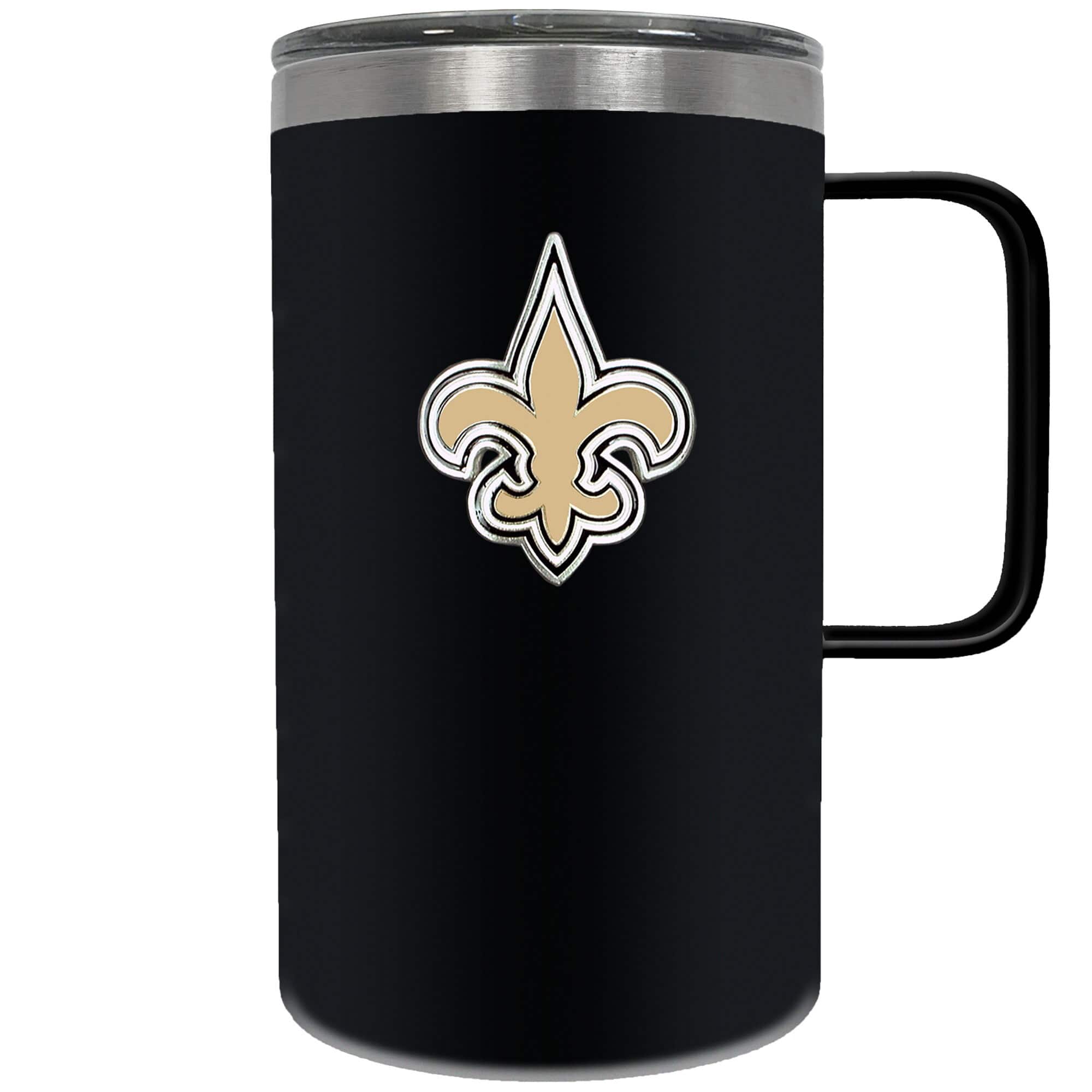 Great American Products - New Orleans Saints 18oz. Hustle Travel Mug - Multicolor