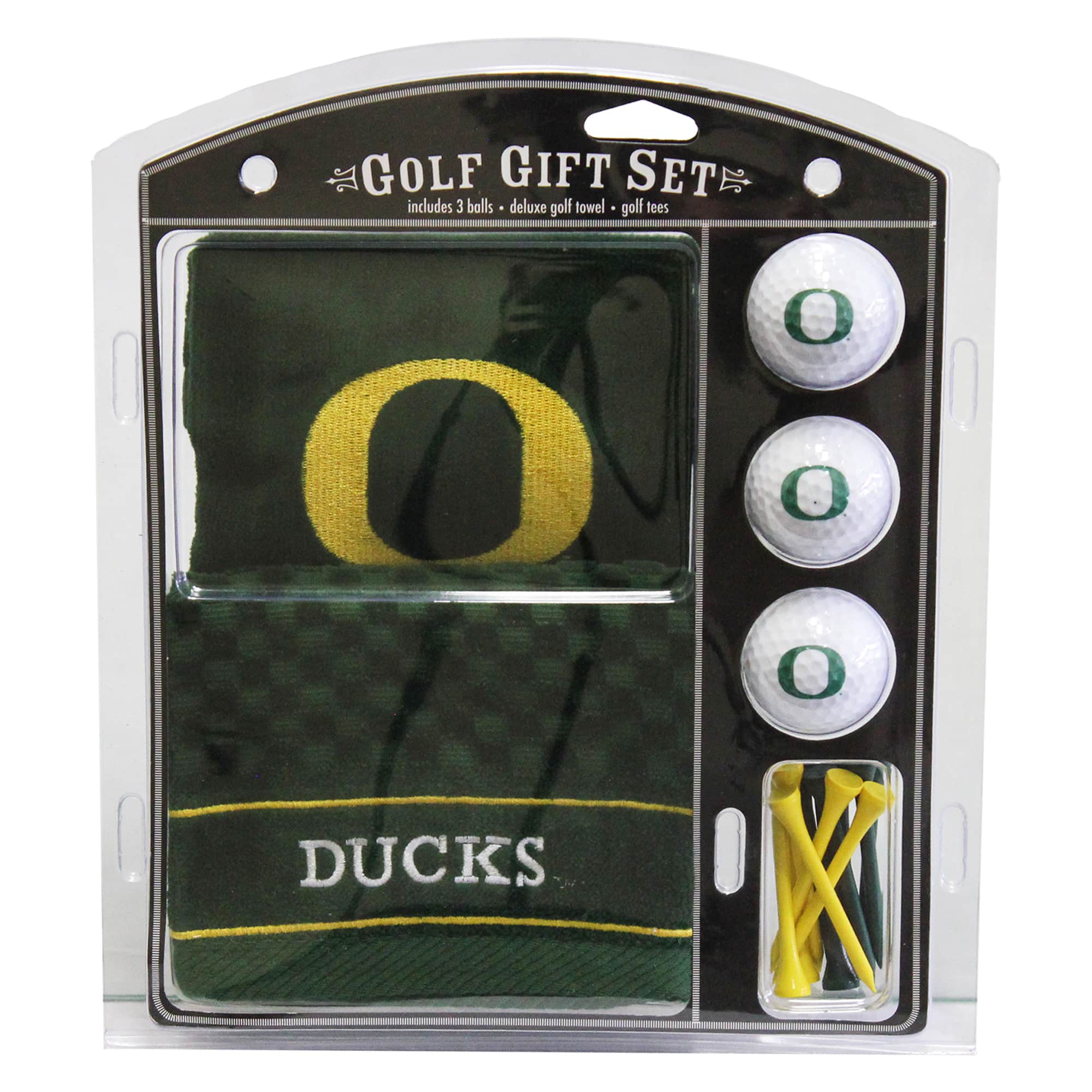 Team Golf - Oregon Ducks Embroidered Golf Gift Set - Multicolor