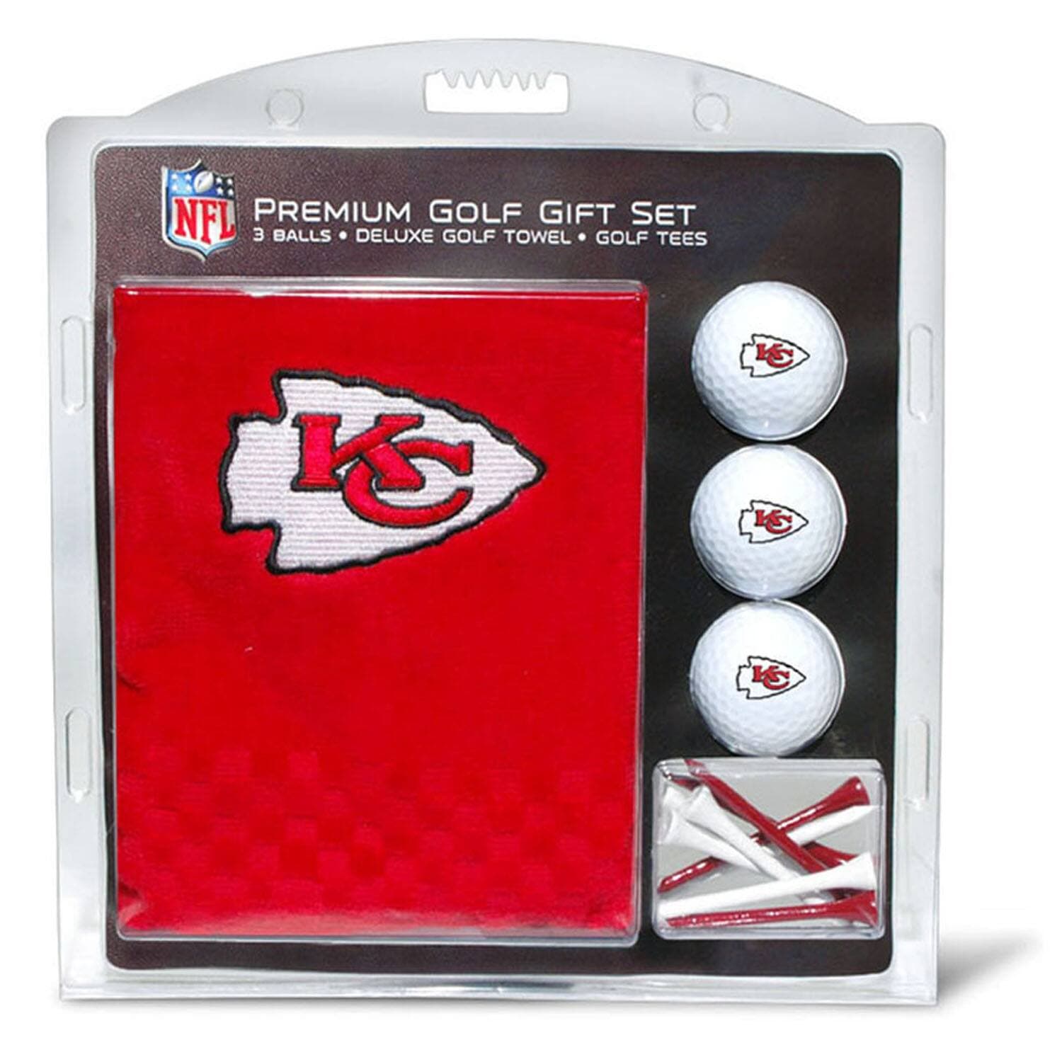 Team Golf - Kansas City Chiefs Embroidered Golf Gift Set - Multicolor