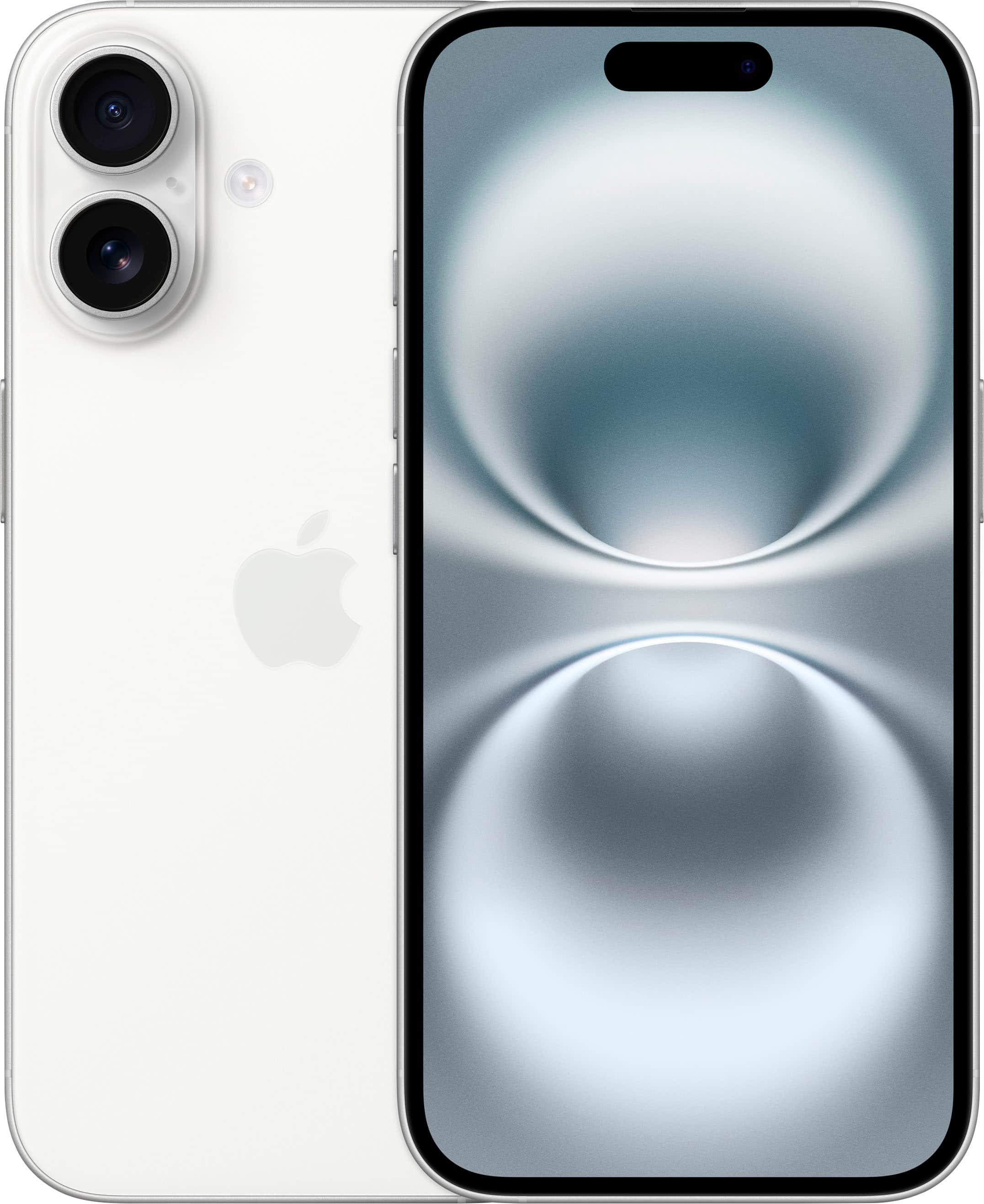 Apple - iPhone 16 128GB - Apple Intelligence - White (Verizon)