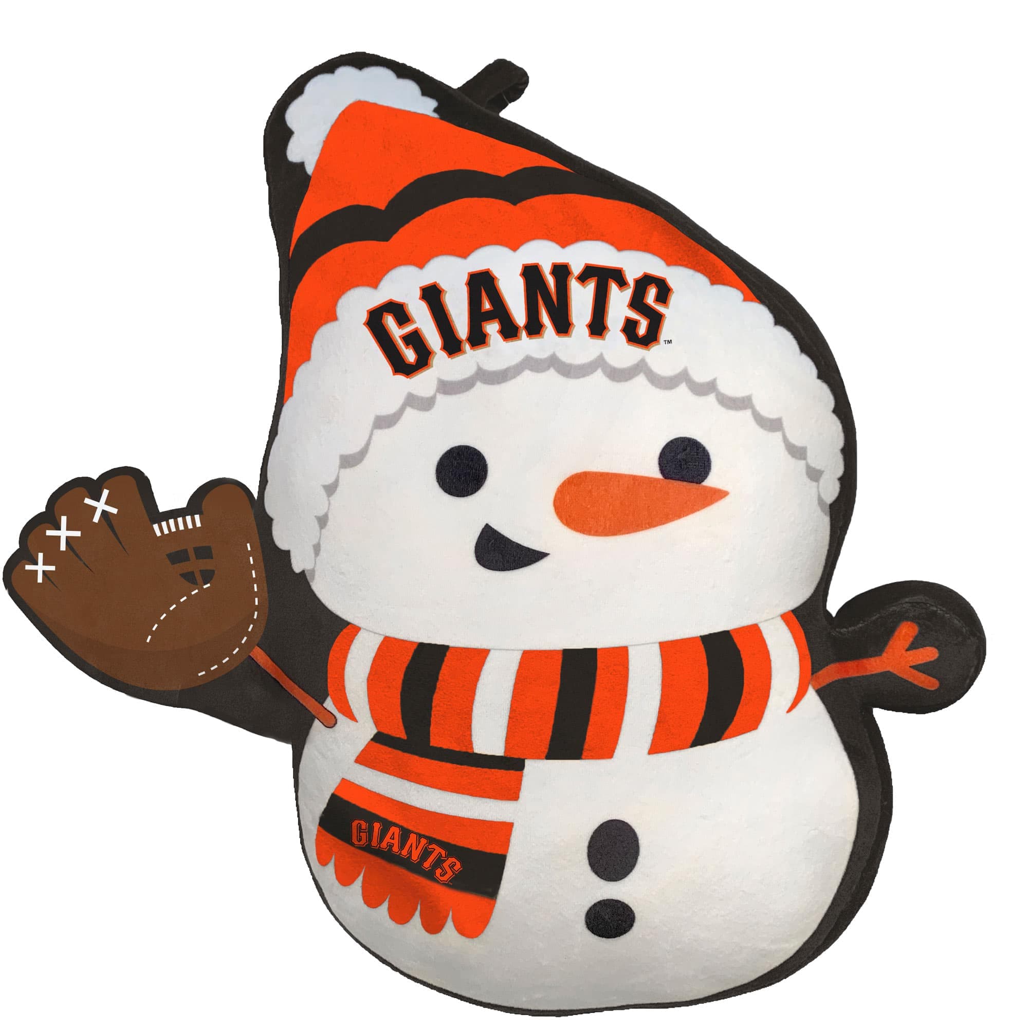 Pegasus - San Francisco Giants Holiday Snowman Plushlete Pillow - White