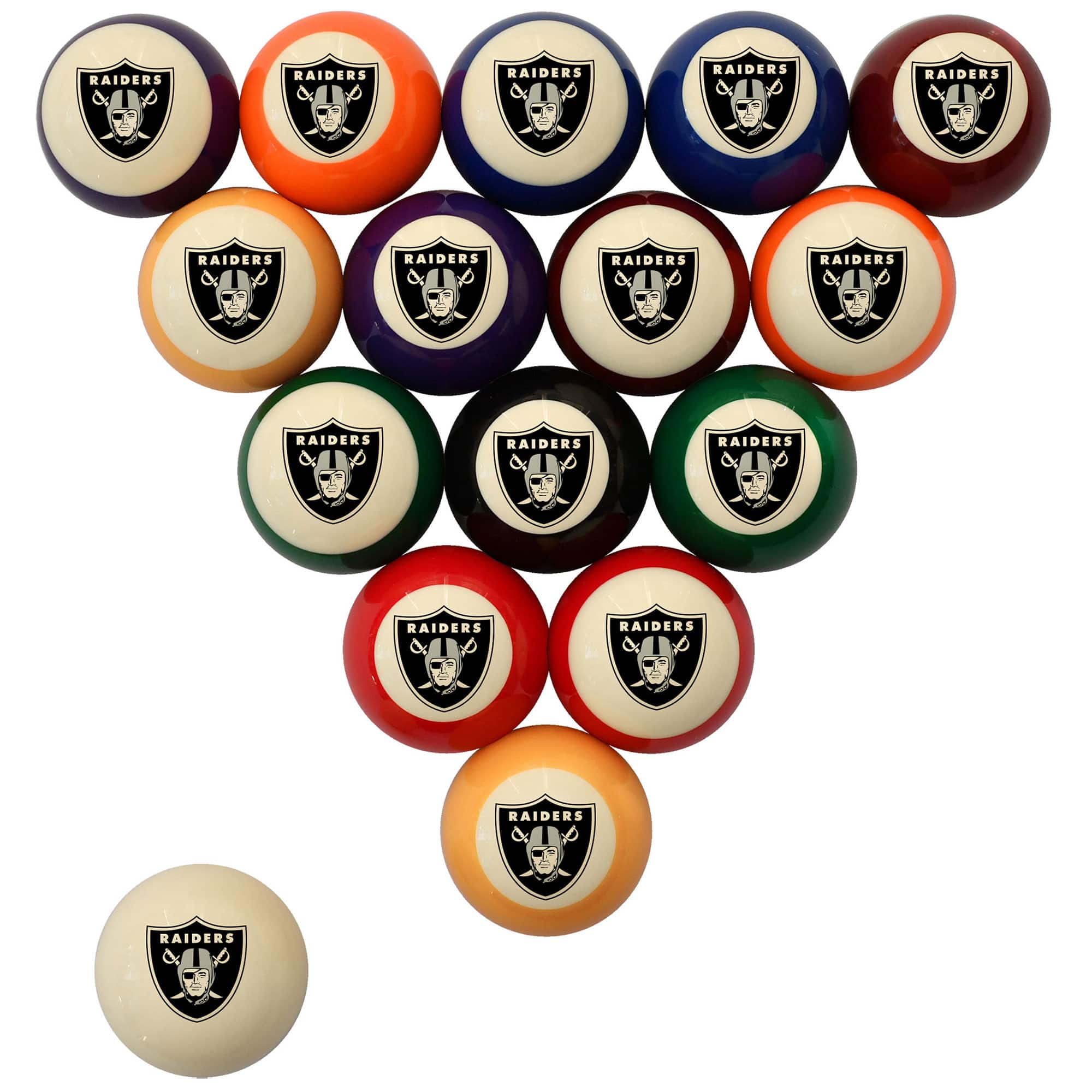 Imperial - Las Vegas Raiders Retro Billiard Ball Set - Cream
