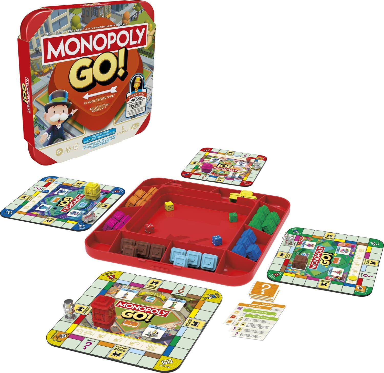 Hasbro - Gaming - Monopoly GO! Board Game - GAMES (MISC) - Multicolor