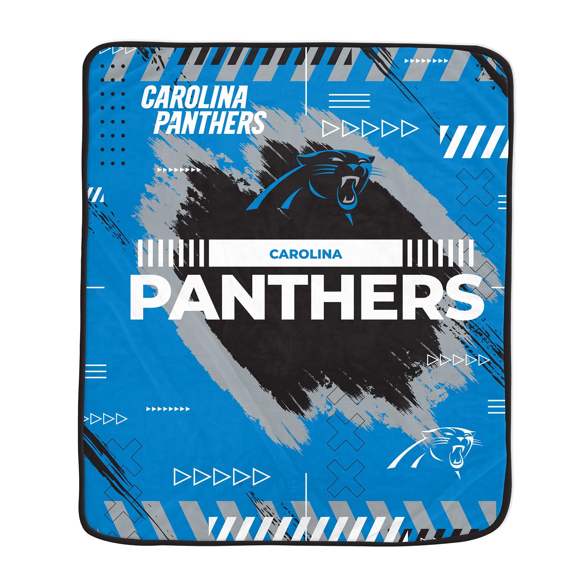 Pegasus - Carolina Panthers 60" x 72" Game Tech Ultra Cozy Blanket - Multicolor