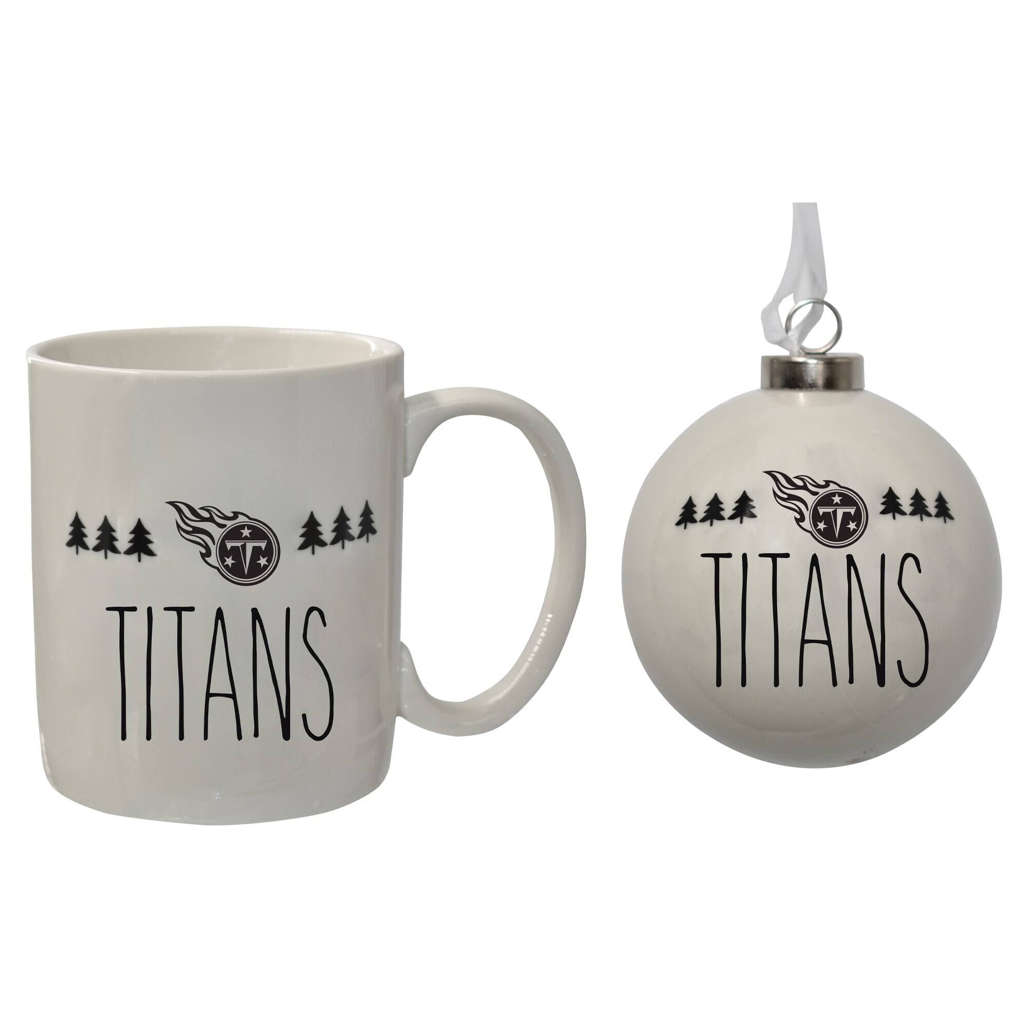 The Memory Company - Tennessee Titans Holiday Ornament & Mug Set - Multicolor