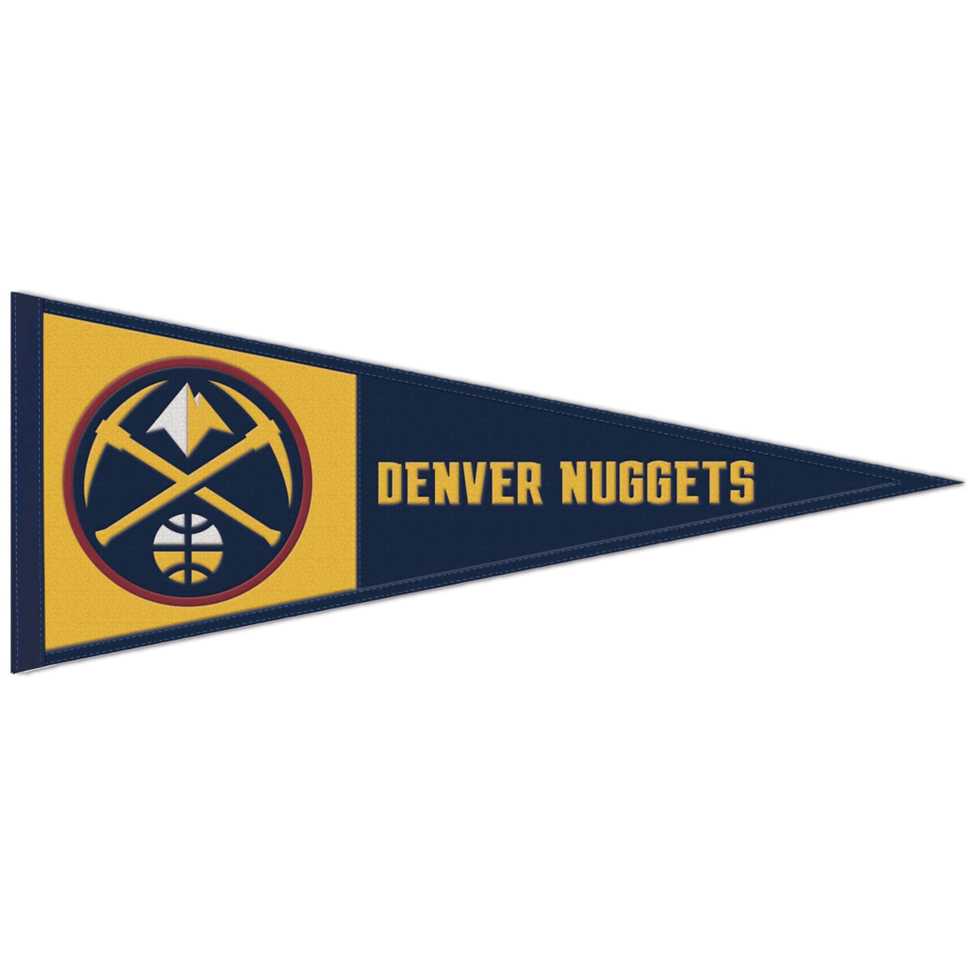 WinCraft - Denver Nuggets 13" x 32" Wool Primary Logo Pennant - Multicolor