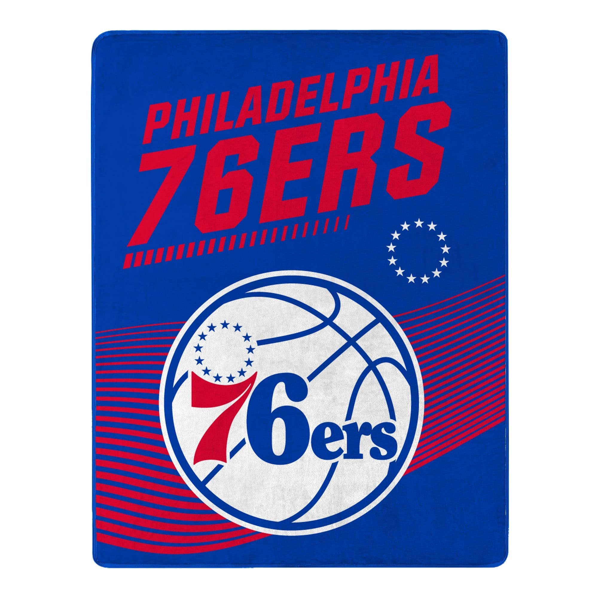 Sweet Home Collection - NBA Philadelphia 76ers 60" x 80" Raschel Throw Blanket - Blue