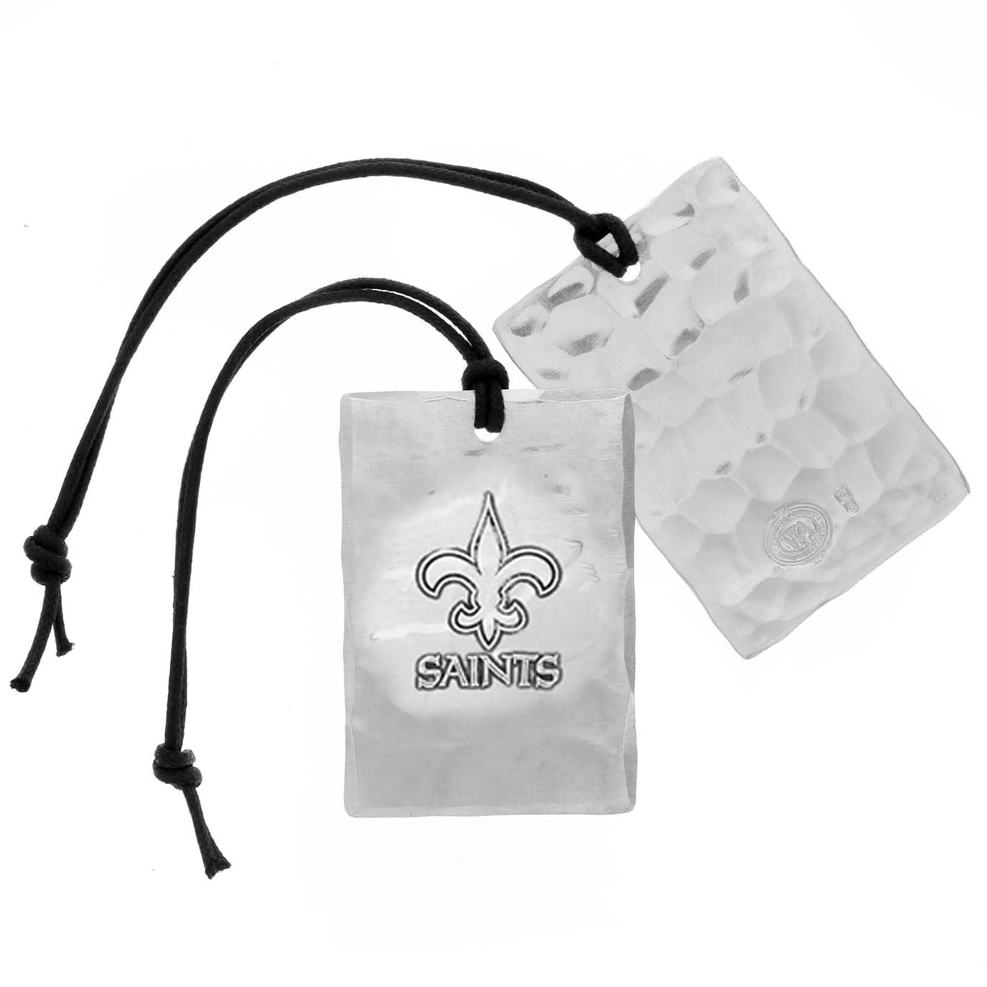 Wendell August Forge - New Orleans Saints Bag Tag - Silver