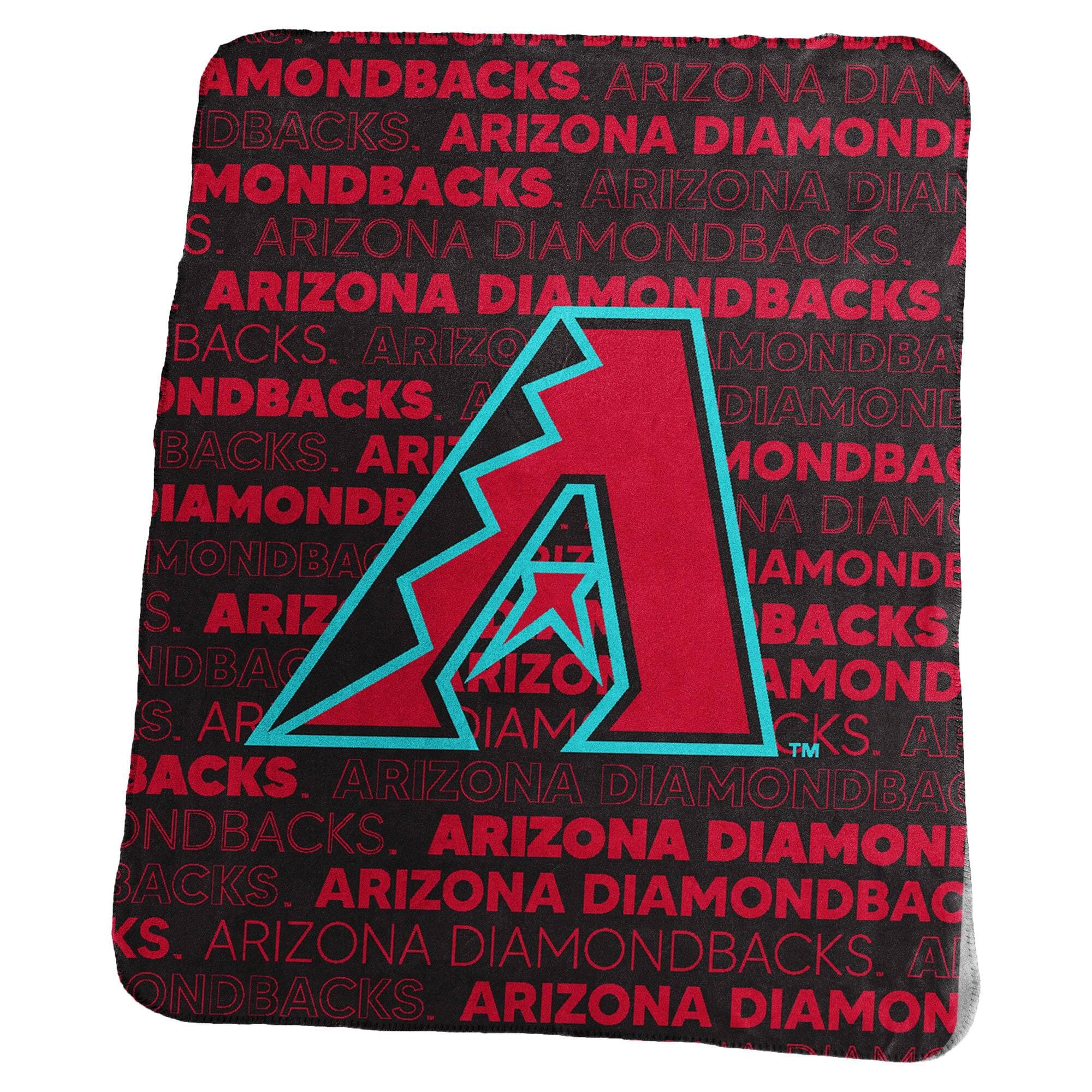 Logo Brands - Arizona Diamondbacks 50" x 60" Classic Fleece Throw Blanket - Multicolor
