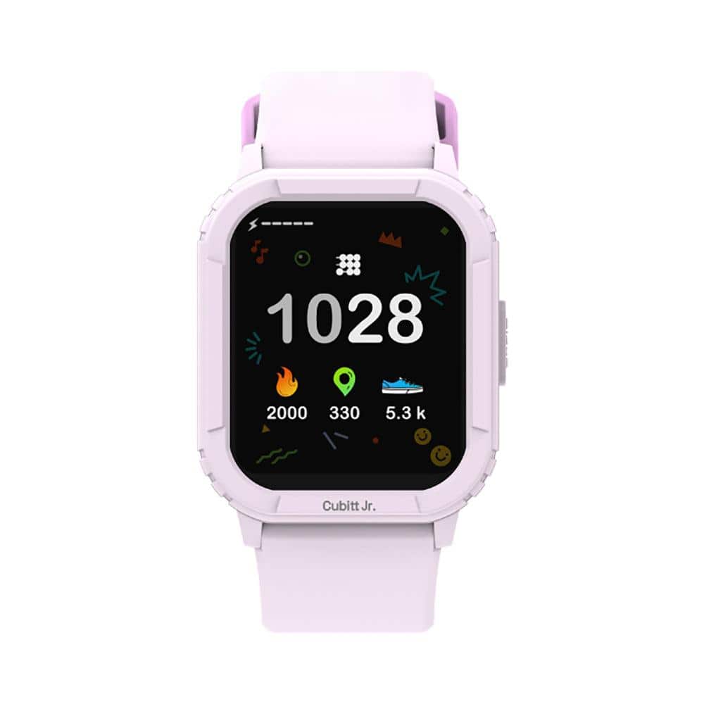 Cubitt - Jr. Kids Smartwatch Fitness Tracker for Boys and Girls with Silicone band. - Purple - (2024)