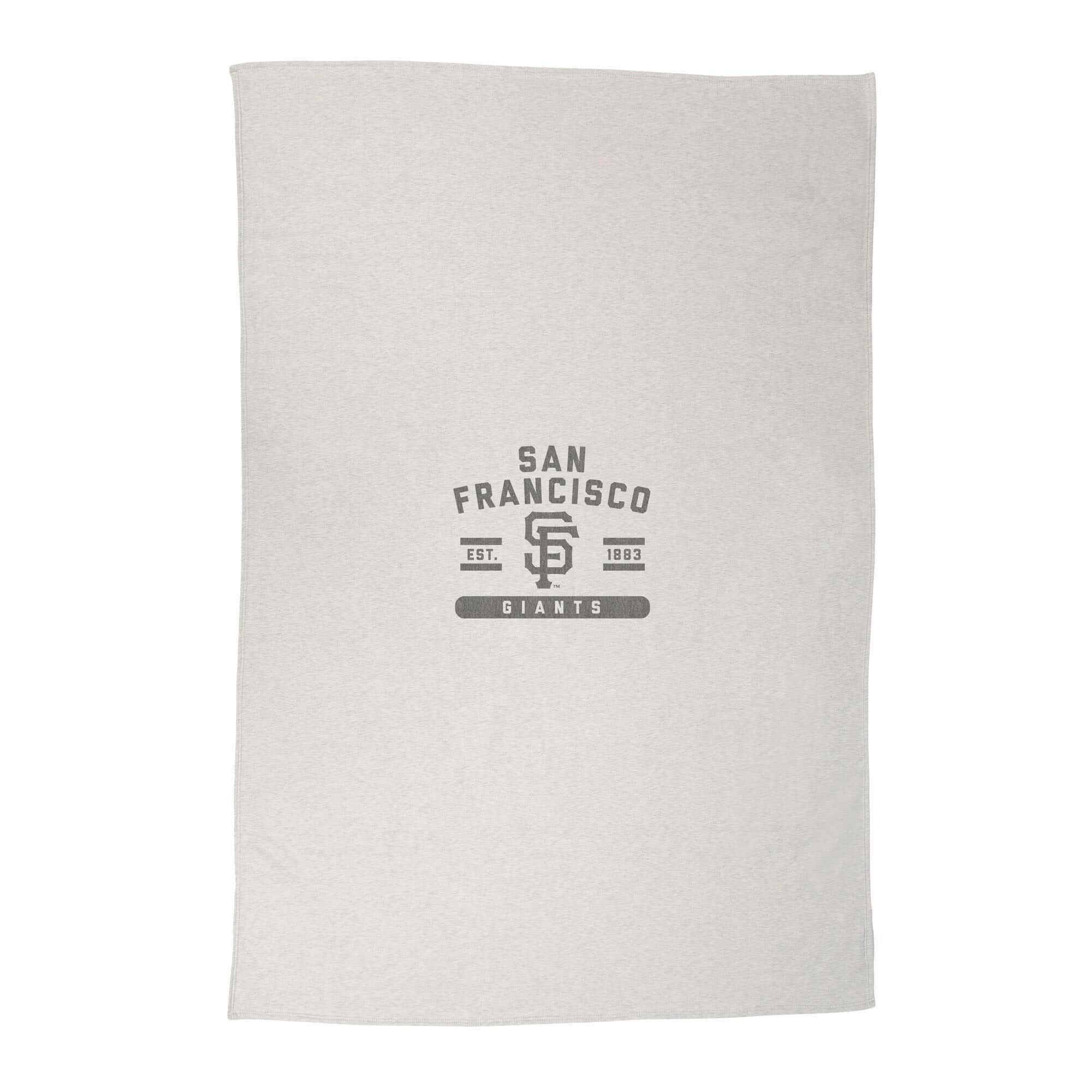 Logo Brands - San Francisco Giants 54'' x 84'' Sweatshirt Blanket - Multicolor